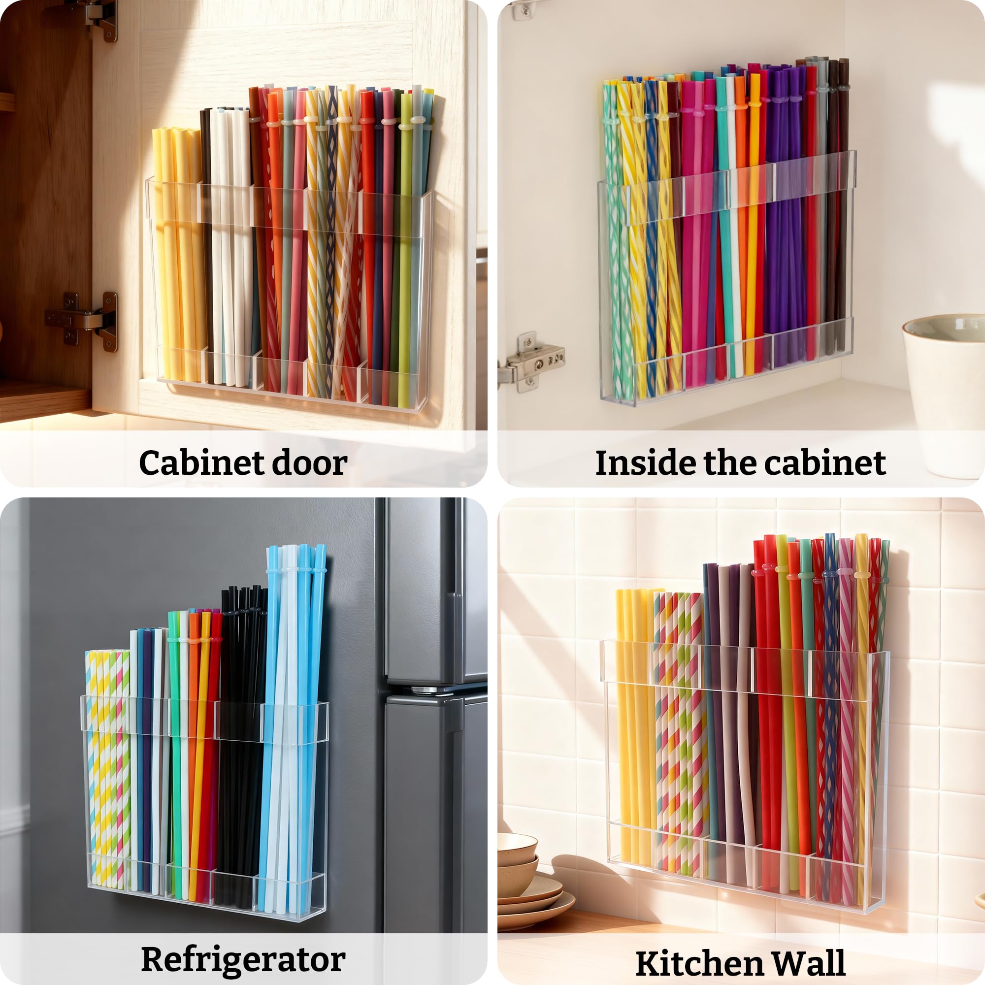 Goodinary® Acrylic Straw Holder