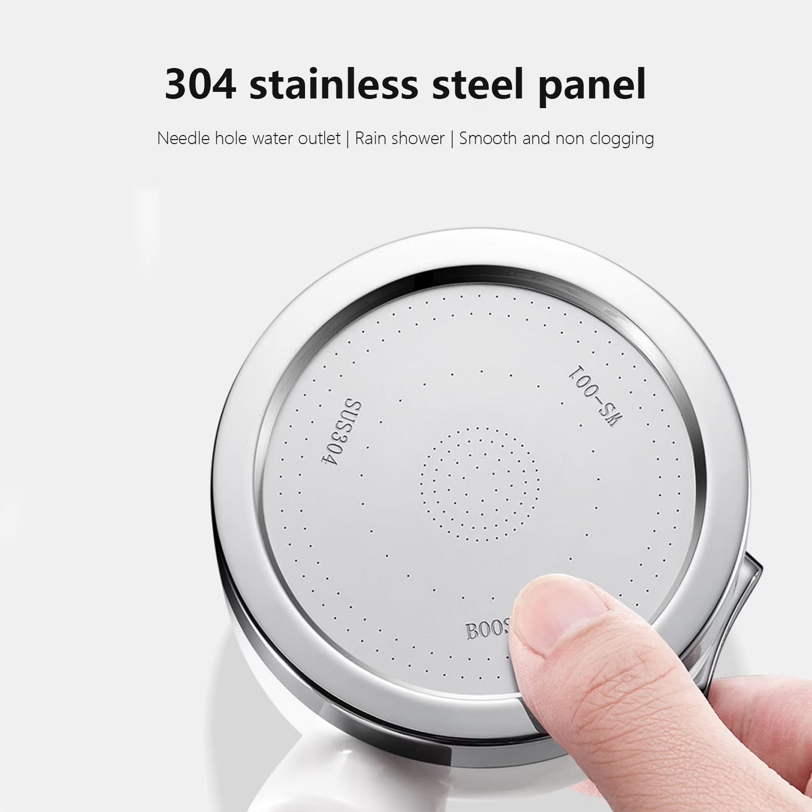 Goodinary® One-Touch Stop Showerhead