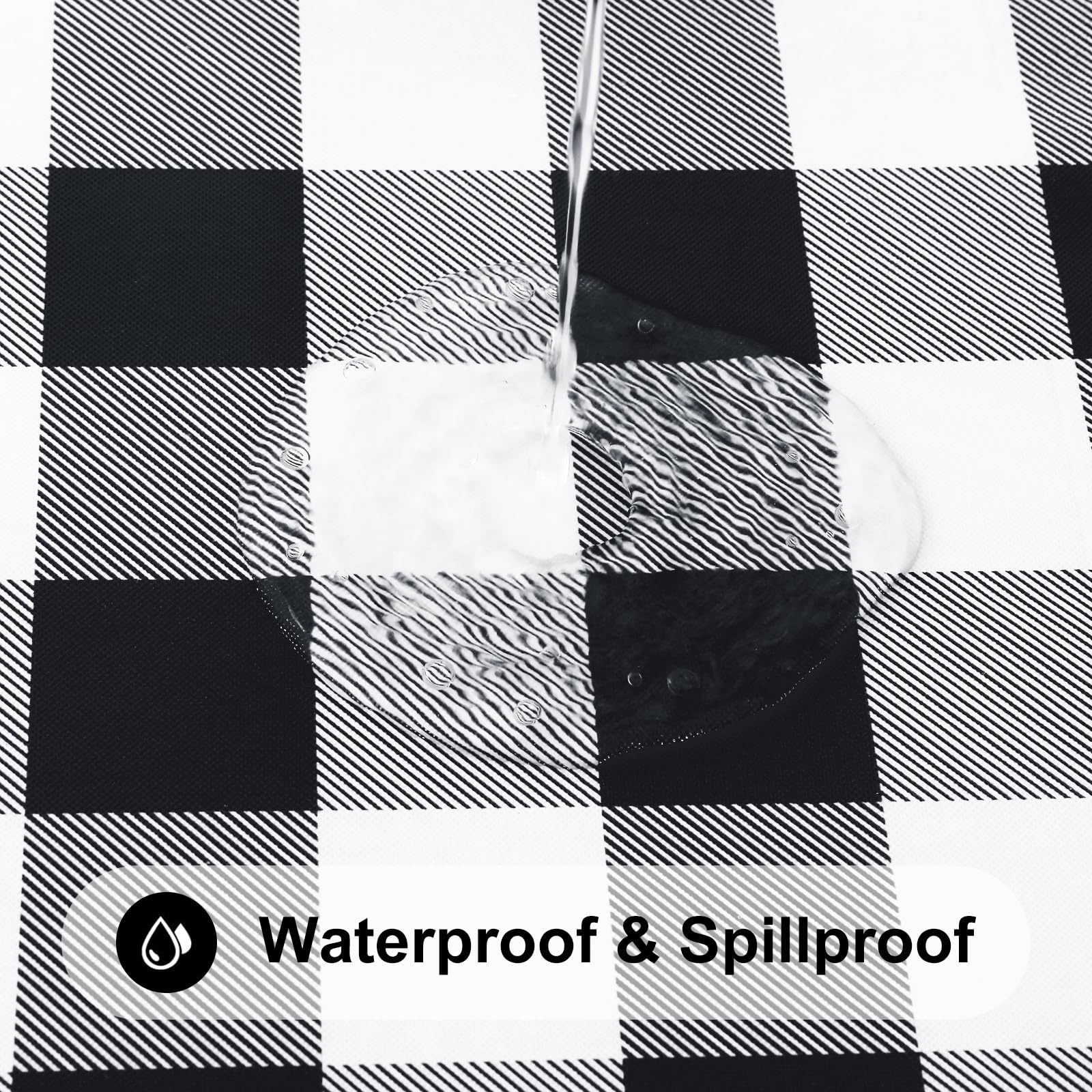 Goodinary® Round Vinyl Tablecloth