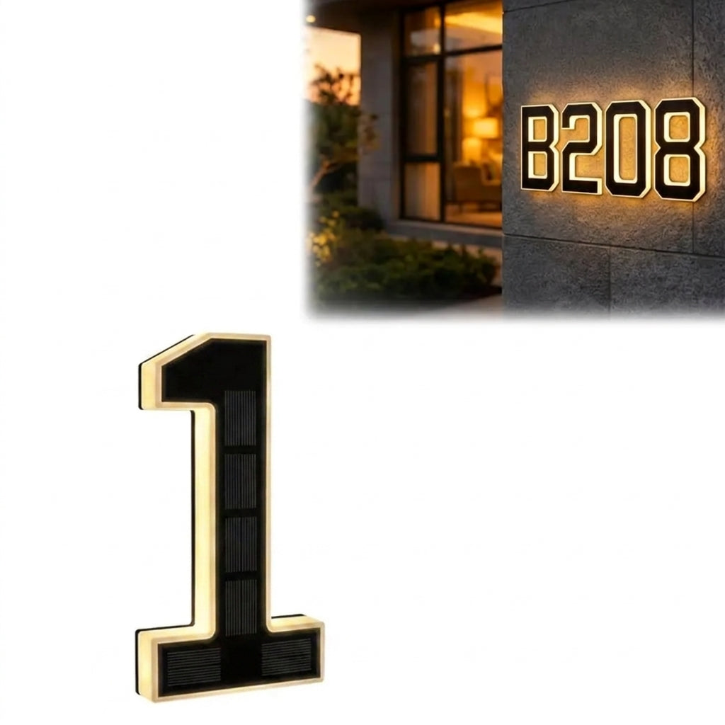 Goodinary® Solar Address Plaque