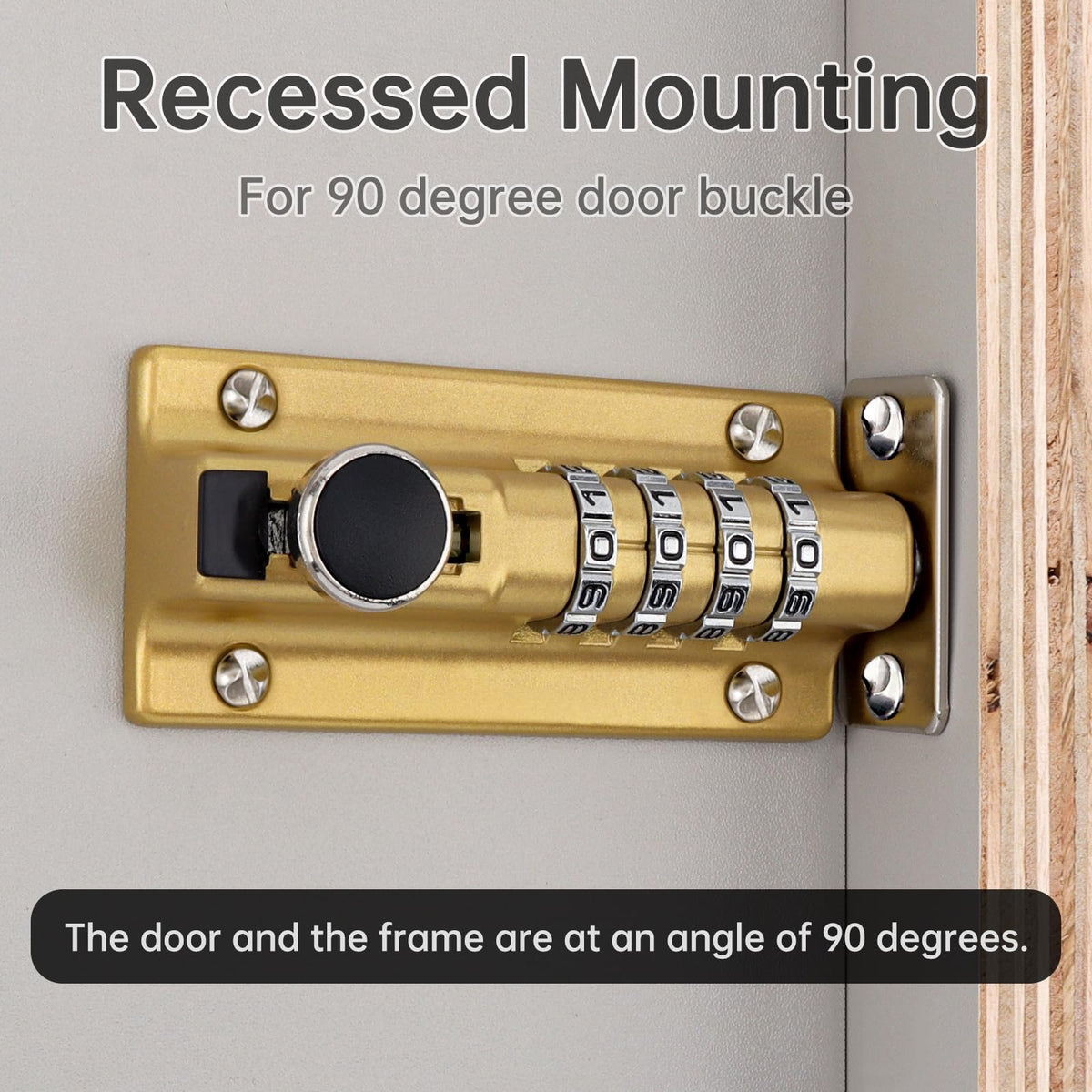 Goodinary® Combination Gate Latch