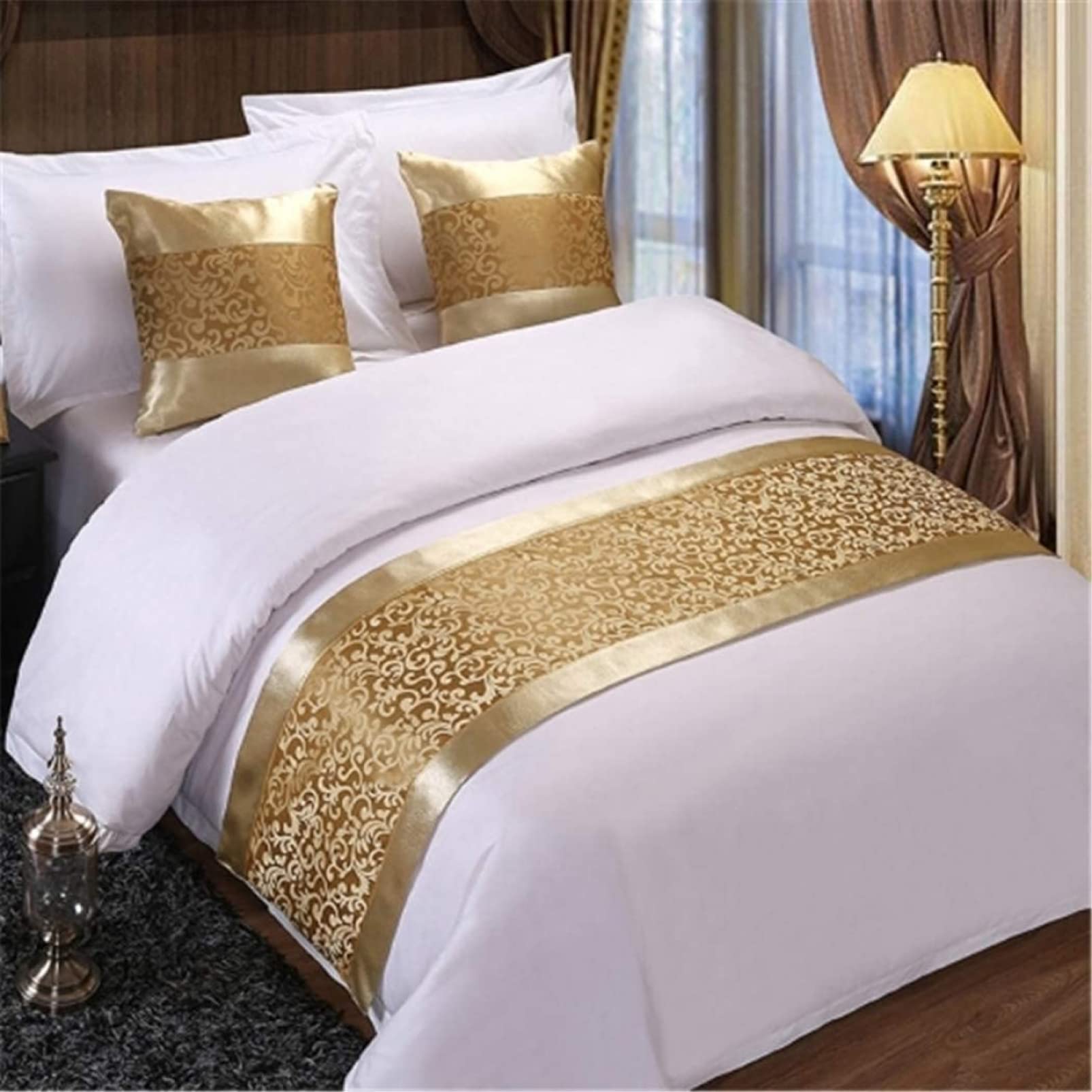 Goodinary® Champagne Bed Runner