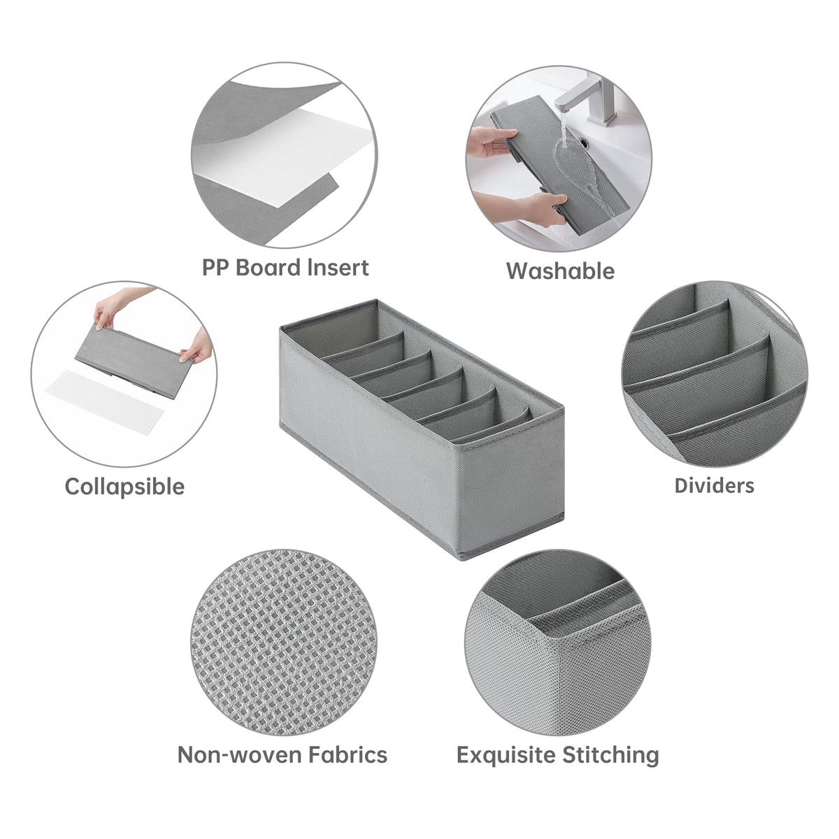 Goodinary® Closet Drawer Organizer