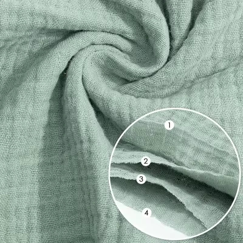 Slumblr® Baby Muslin Cotton Washcloth Set (5 Pcs)