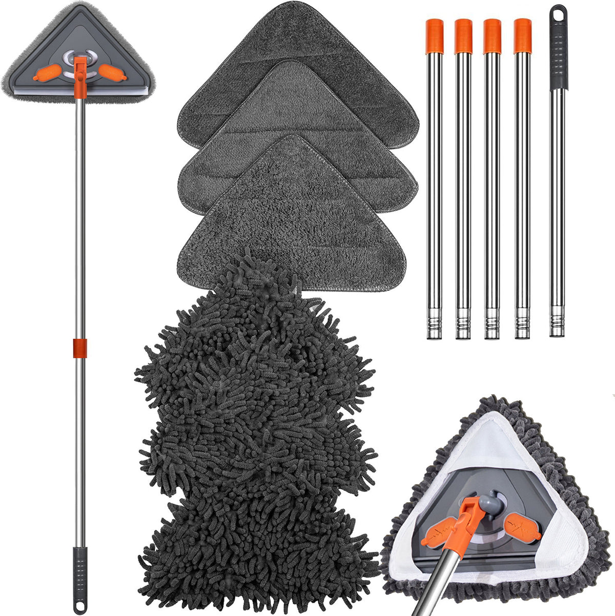 Goodinary® Triangle Telescopic Cleaning Mop