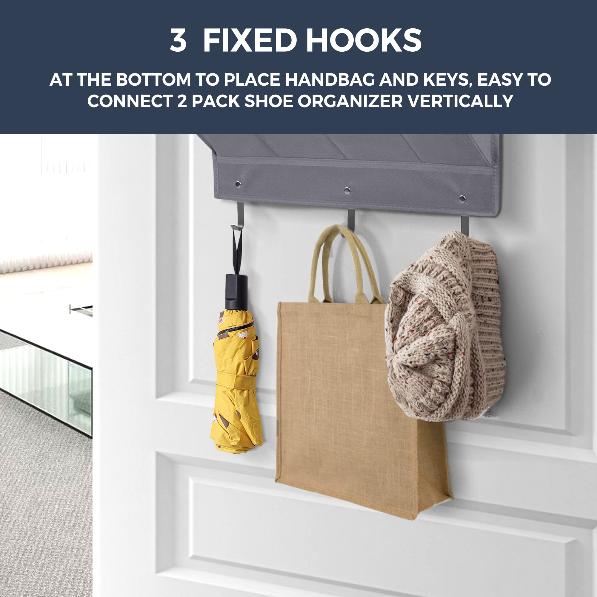 Goodinary® Over Door Shoes Organizer