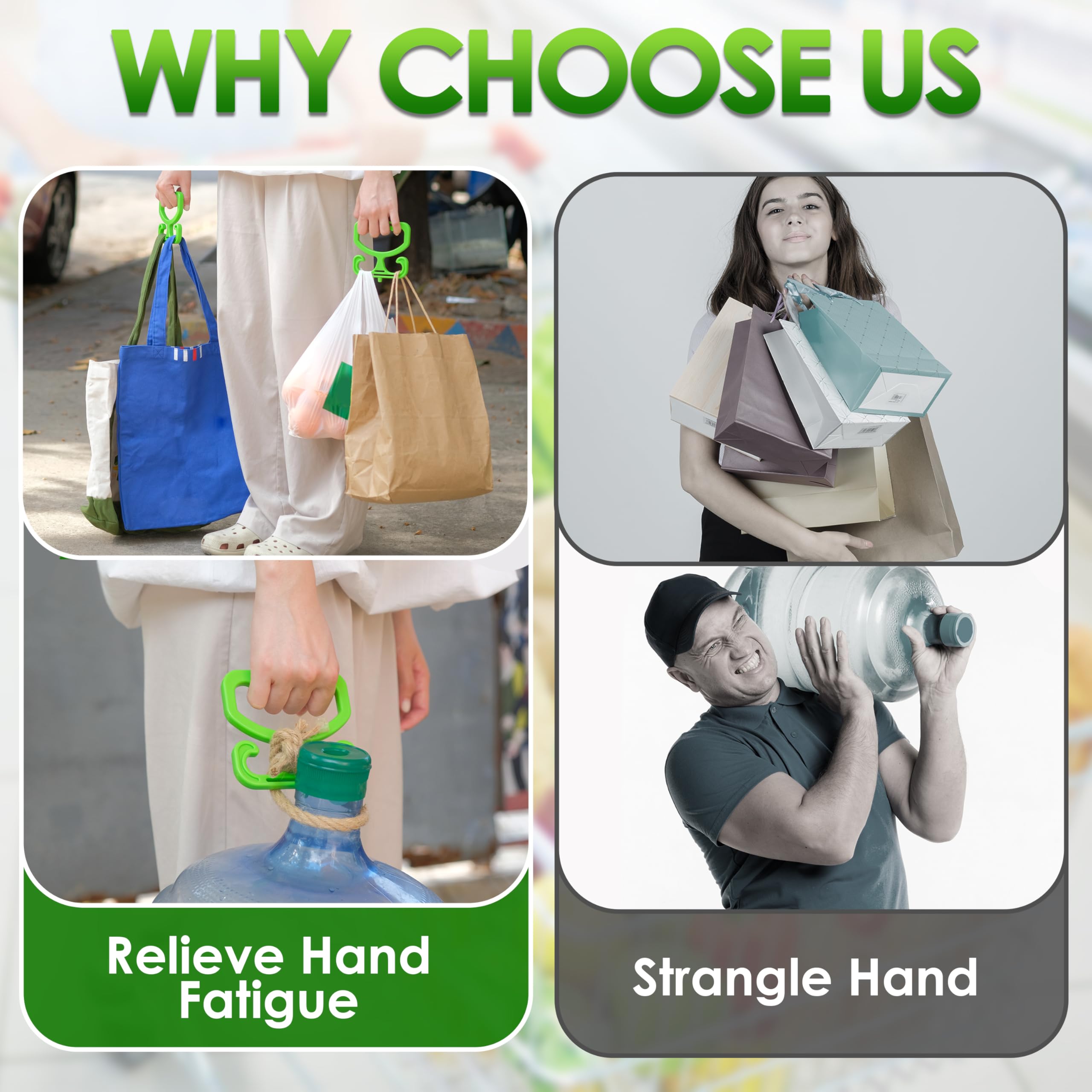 Goodinary® Heavy Duty Grocery Bag Carrier Handle