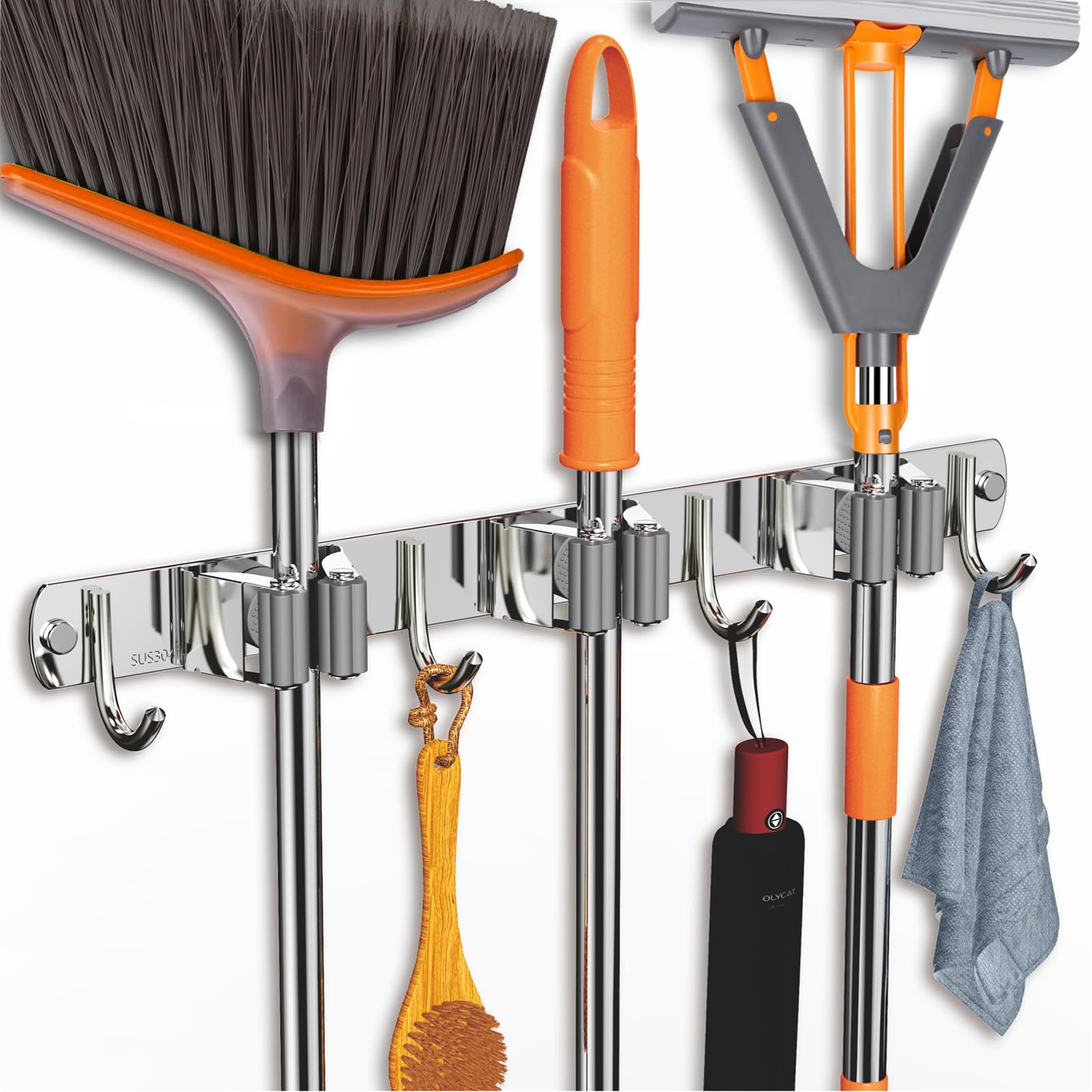 Goodinary® Broom Holder Rack
