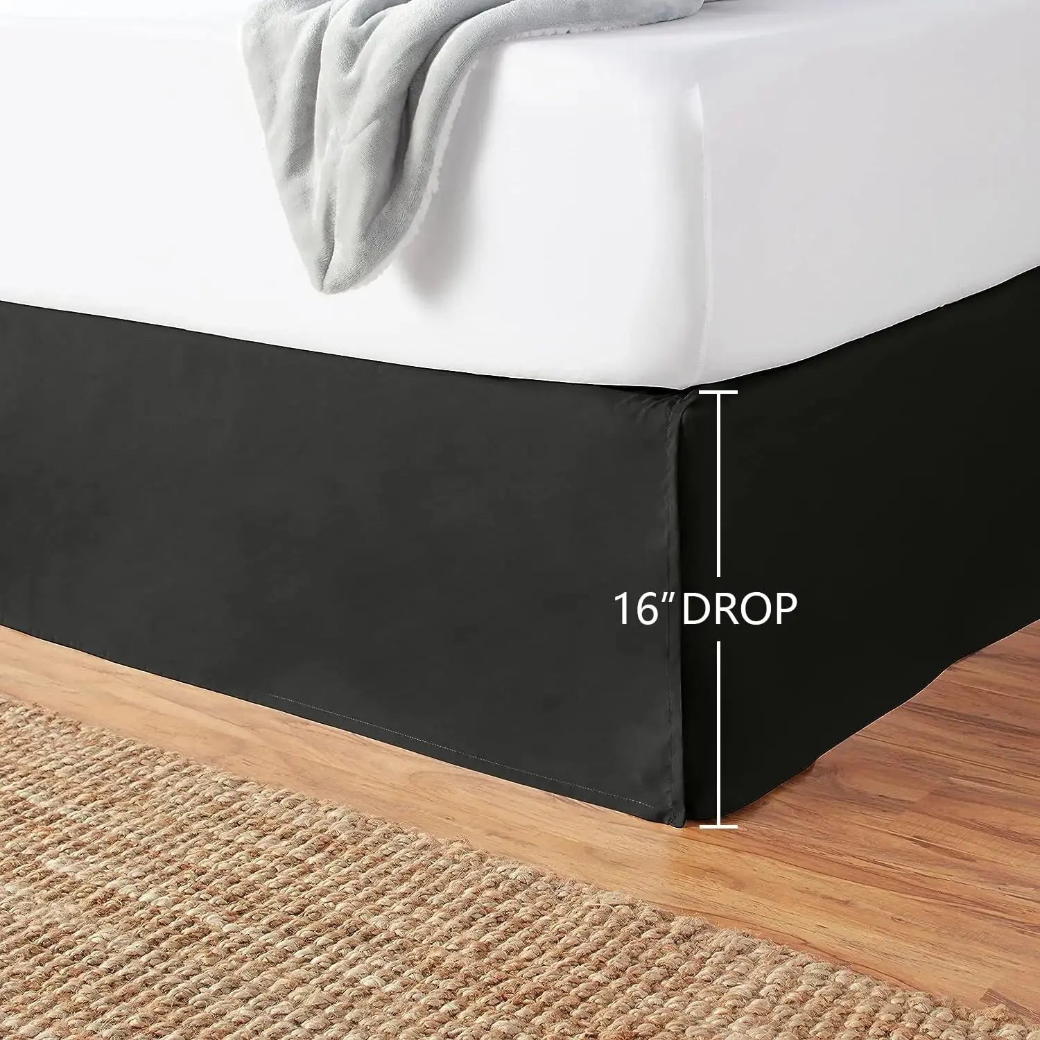 Goodinary® Classic Euro Bed Skirt - Goodinary