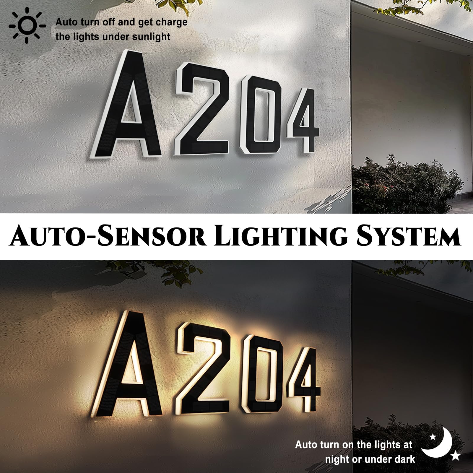 Goodinary® Solar Address Plaque