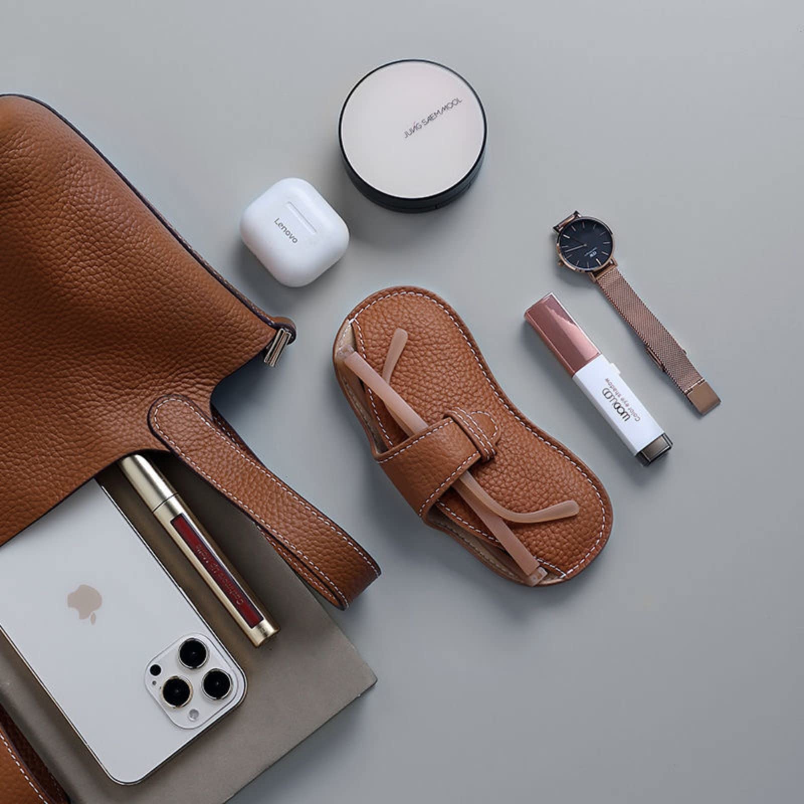 Goodinary® Slim Leather Glasses Case Portable Sleeve
