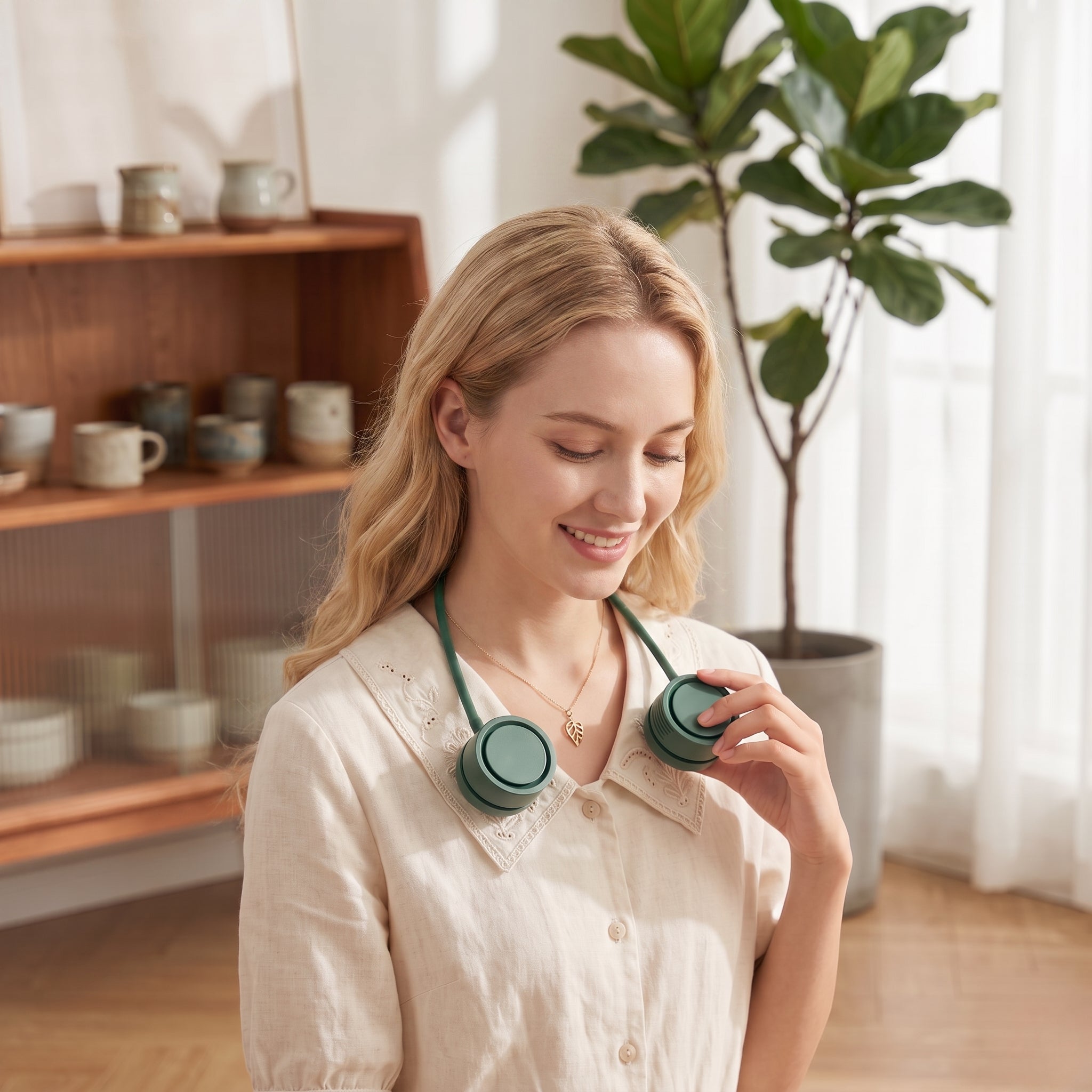 Goodinary® Foldable Neck Fan