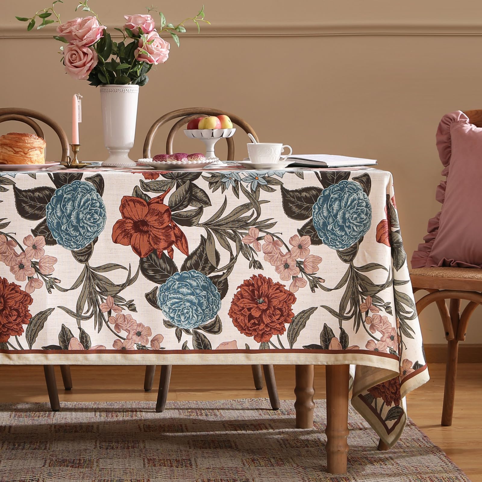 Goodinary® Vintage Design French Linen Tablecloth