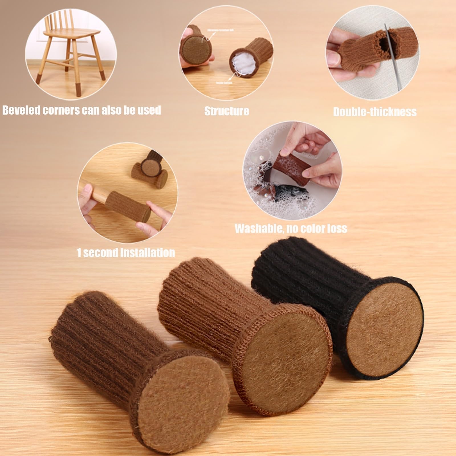 Goodinary® Chair Leg Socks (16 pcs)