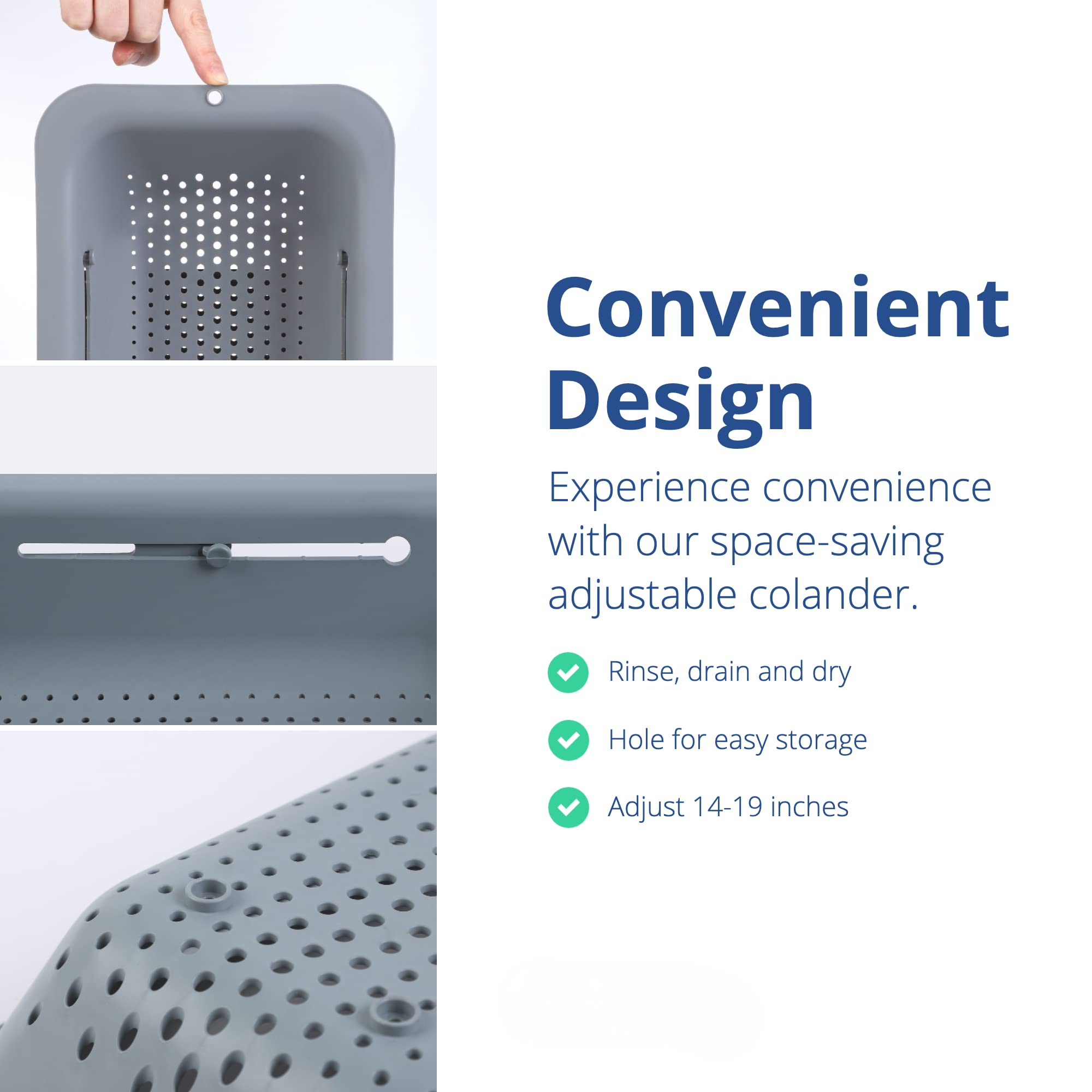 Goodinary® Retractable Sink Basket