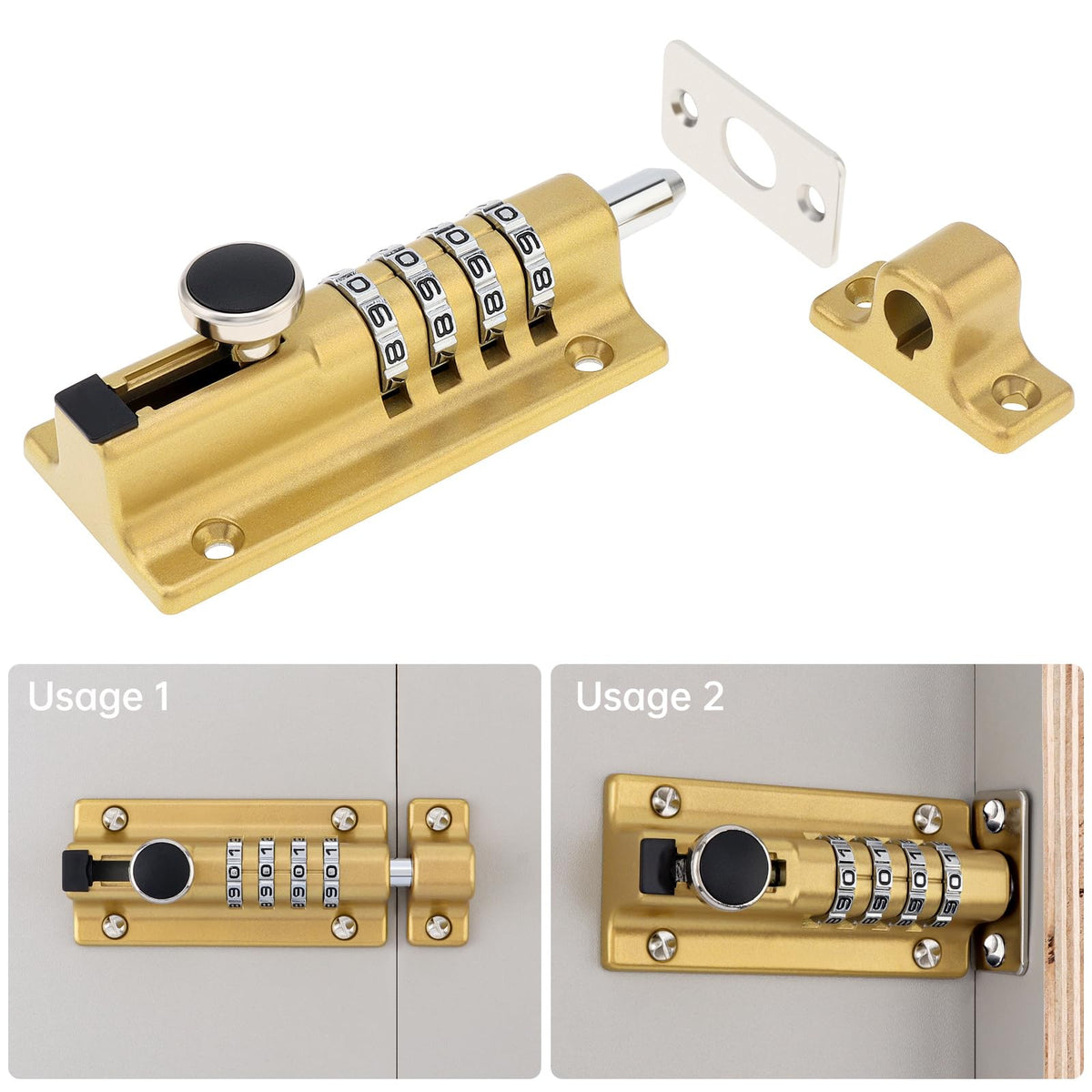 Goodinary® Combination Gate Latch