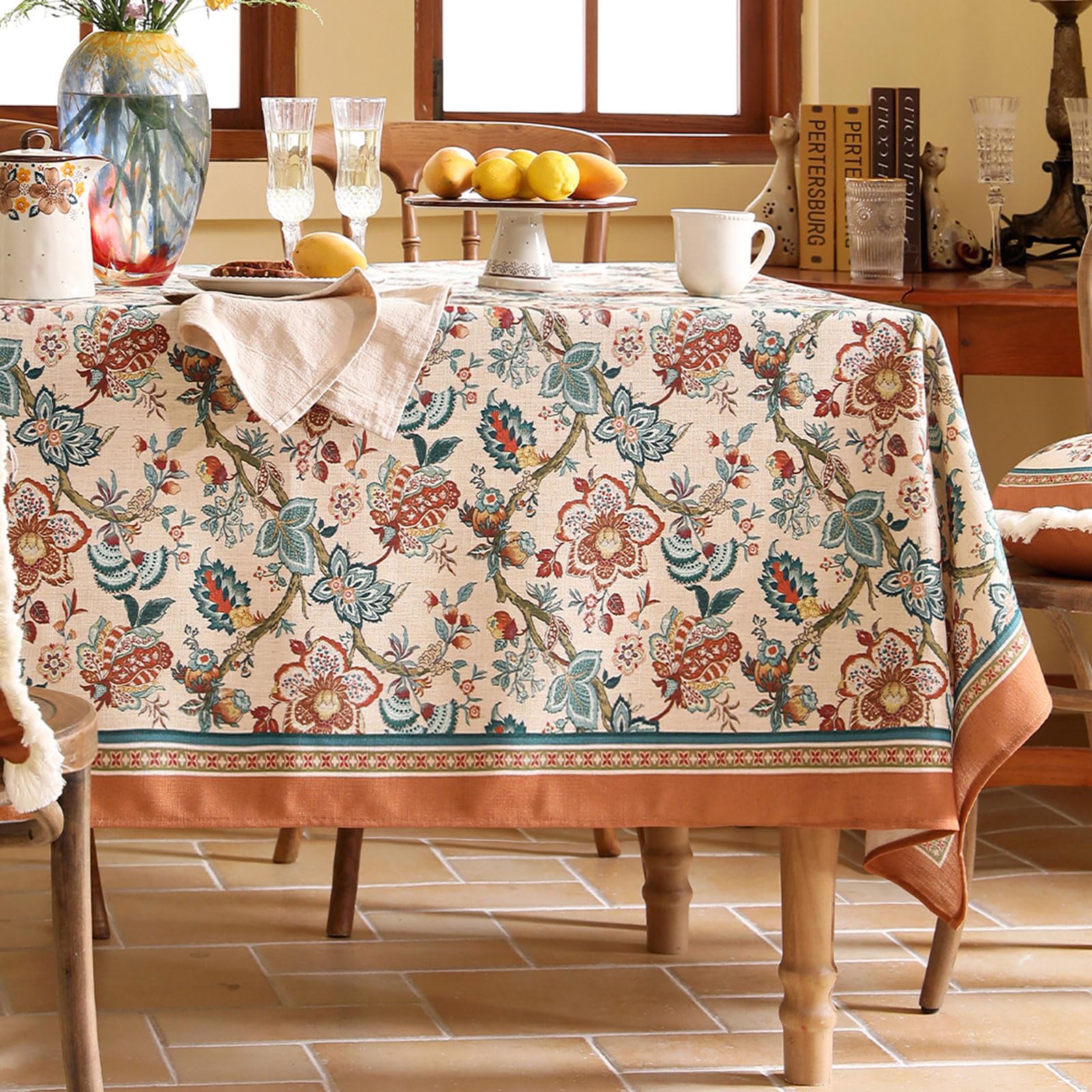 Goodinary® Vintage Design French Linen Tablecloth
