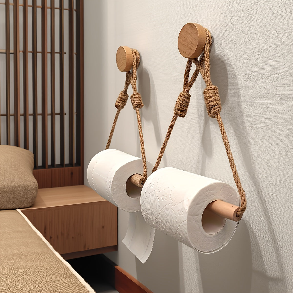 Goodinary® Rustic Rope Holder