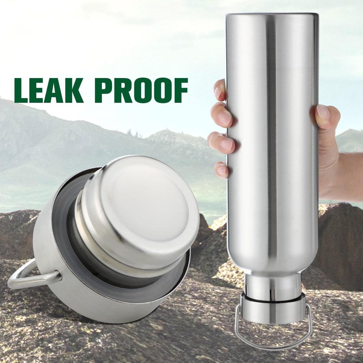 Goodinary® Stainless Steel Water Bottle
