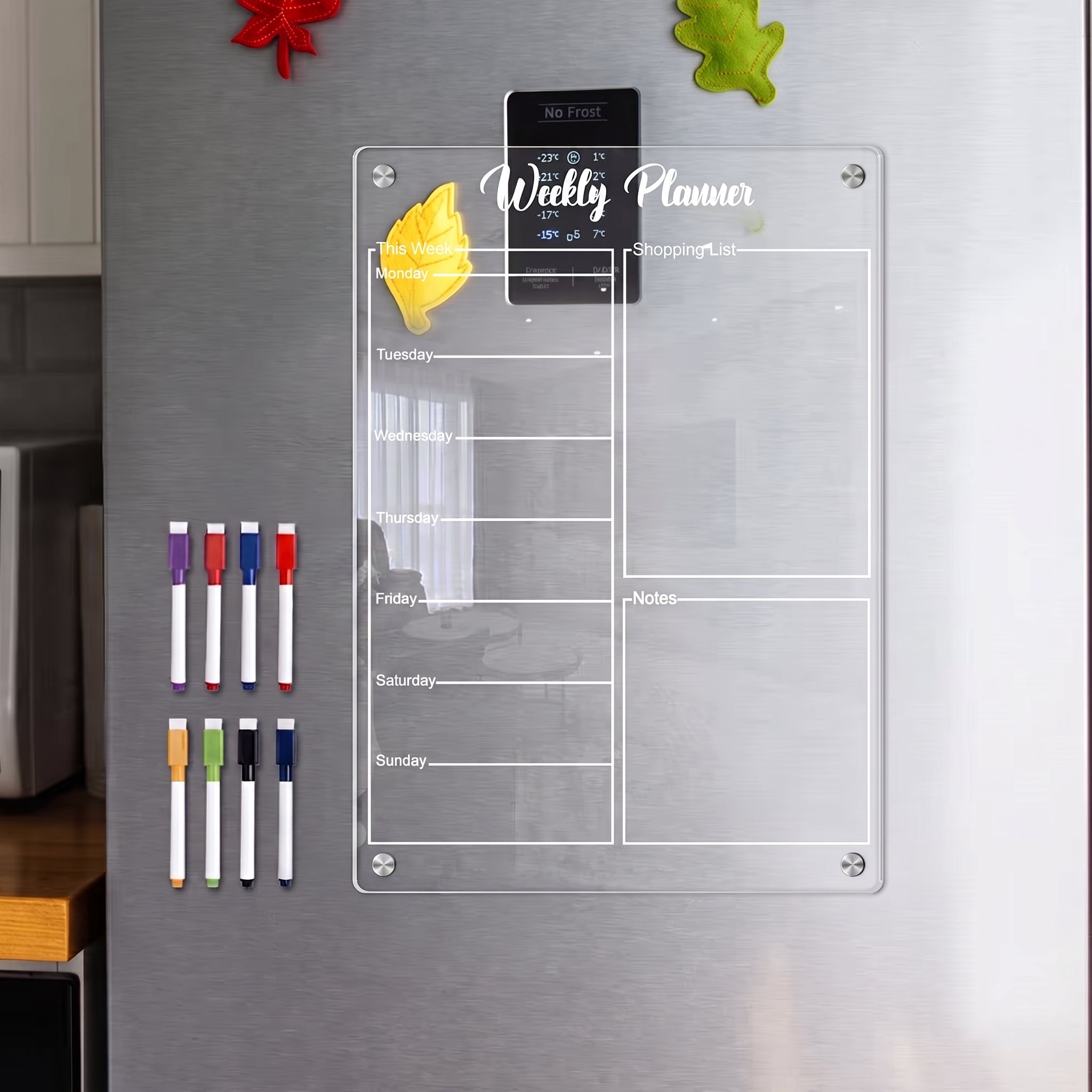 Goodinary® Magnetic Weekly Planner