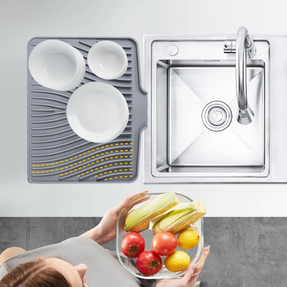 Goodinary® Countertop Drain Pad