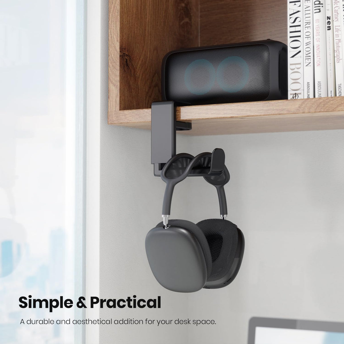 Office Object™ Clamp Headphone Mount