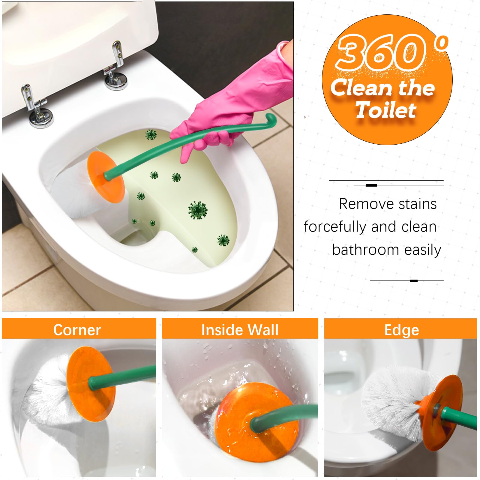 Goodinary® Cherry Toilet Brush Set