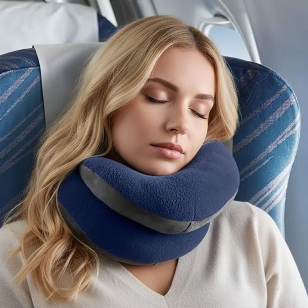 Goodinary® Adjustable Travel Pillow with Double Support