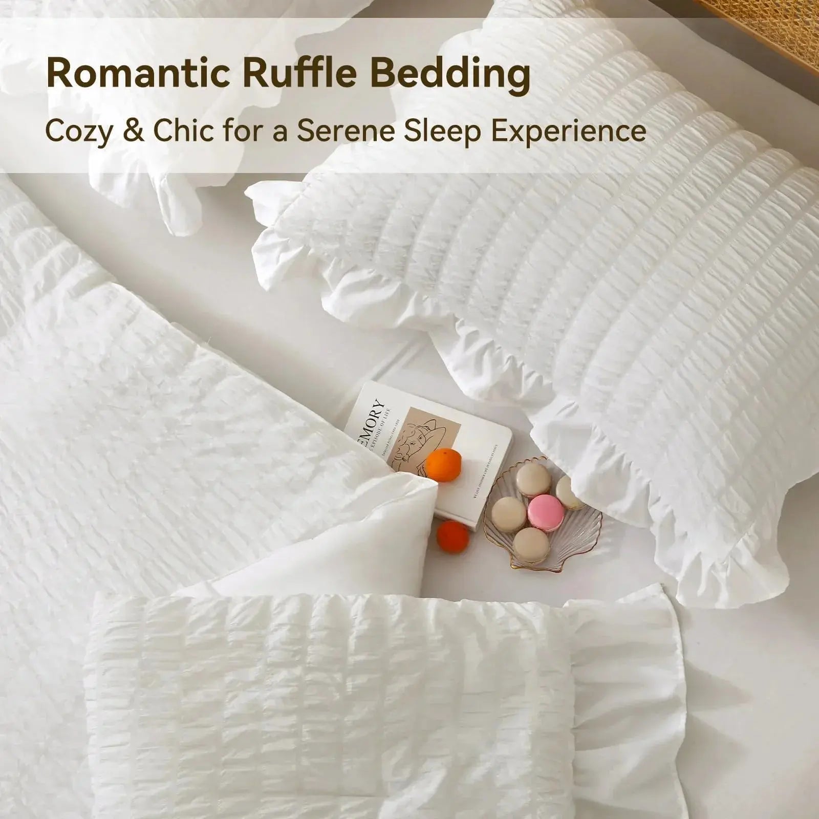 Goodinary® Korean Lace Seersucker Bedding Set Goodinary