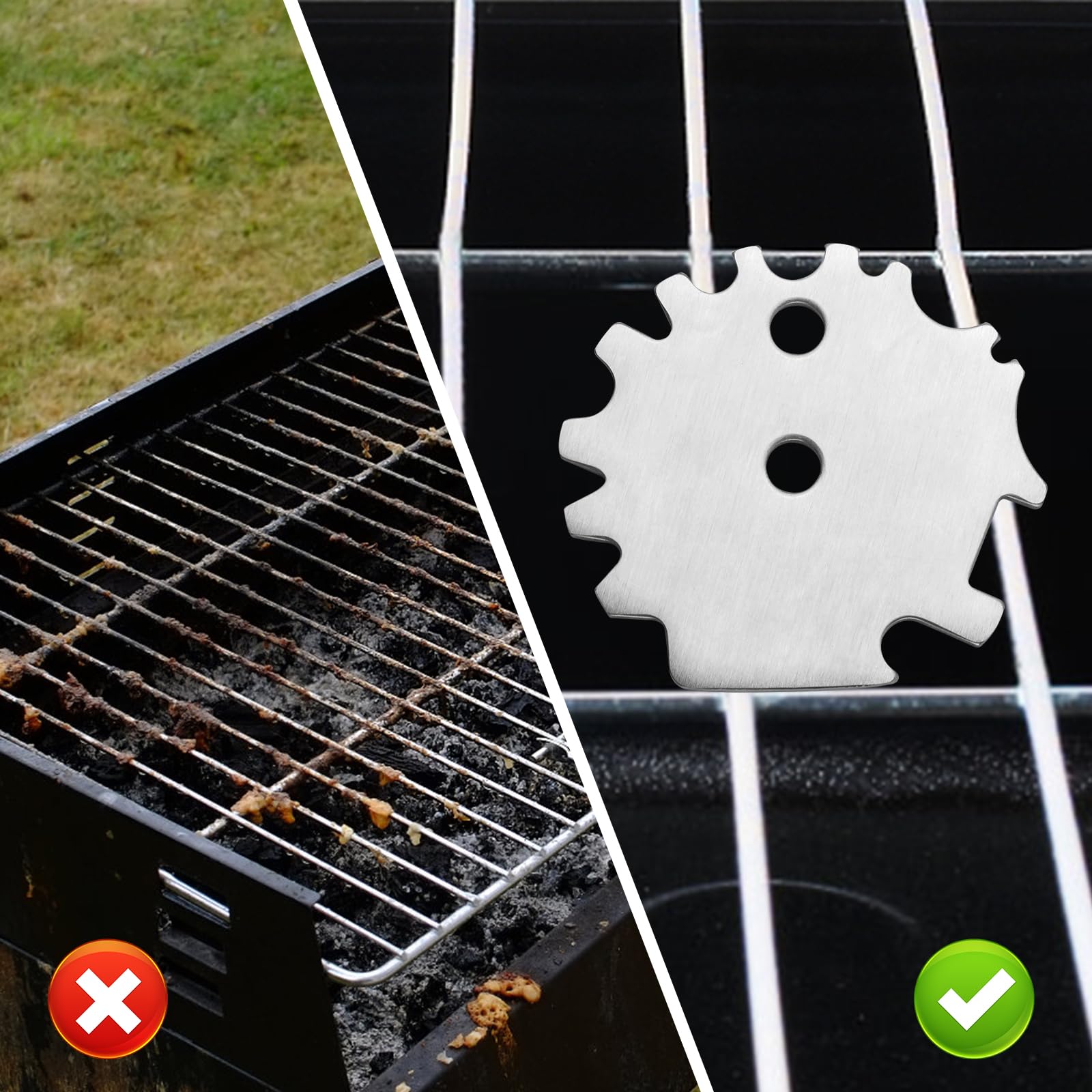 Goodinary® Grill Scraper Tool (2Pcs)