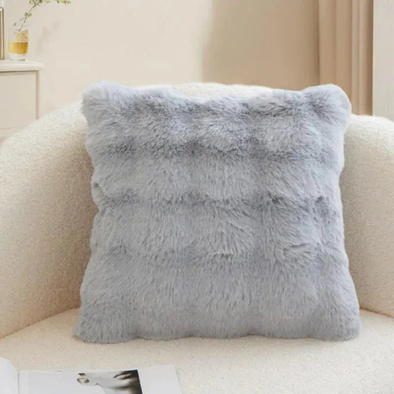 Goodinary® Faux Rabbit Fur Bubble Velvet Pillow Cover Goodinary