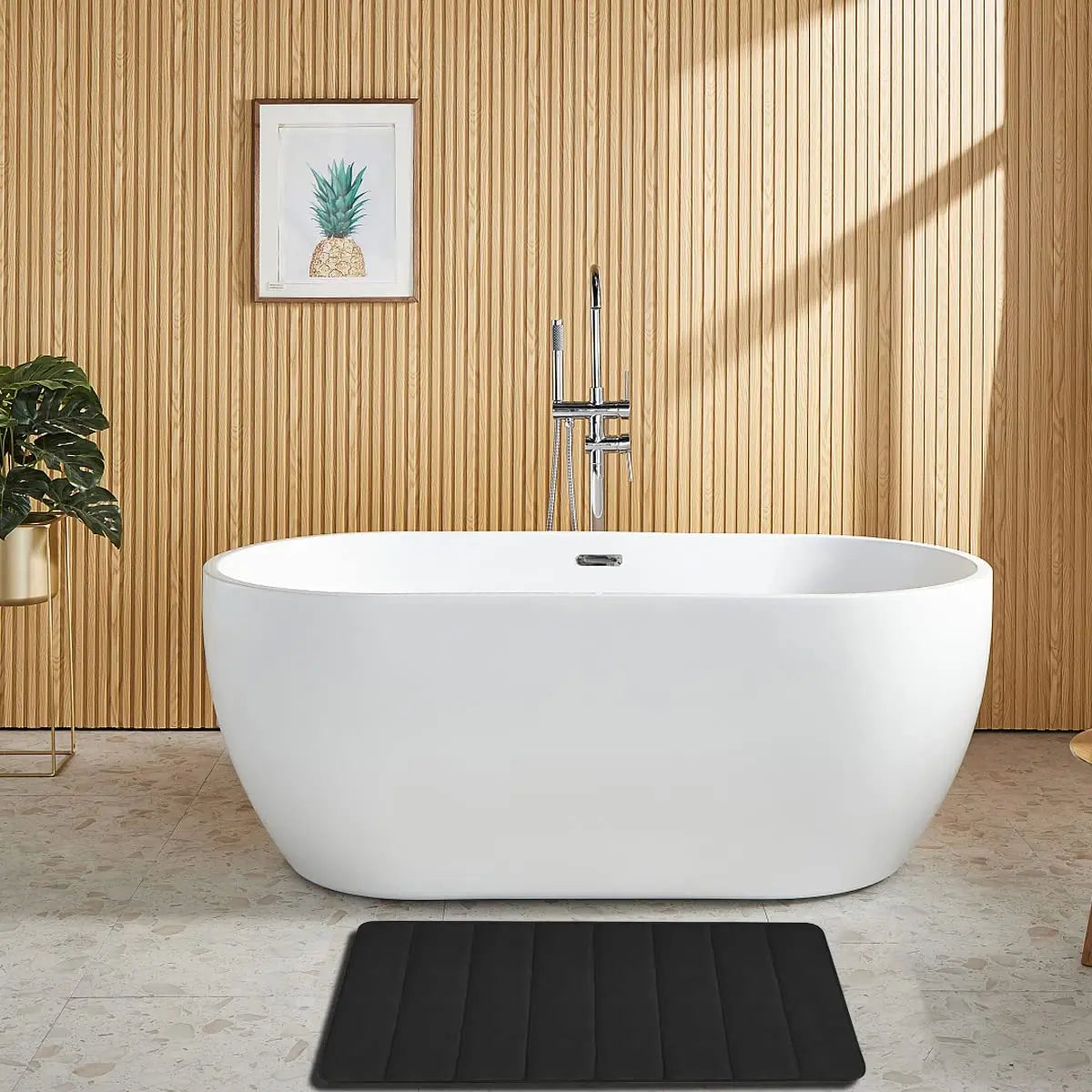Goodinary® Memory Foam Bathroom Rug Set (3 Pcs) Goodinary