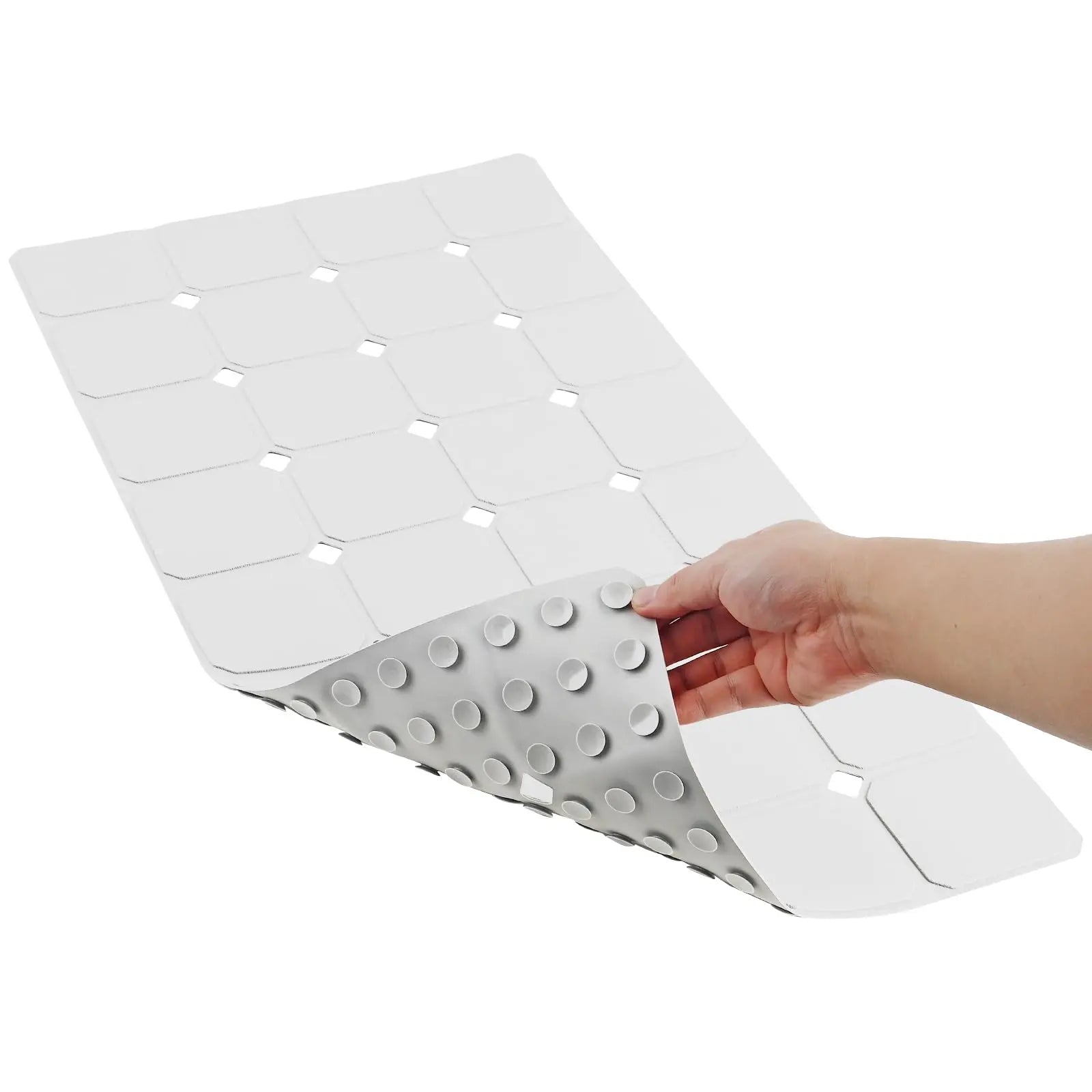 Goodinary® Silicone Foldable Tub Mat with Strong Suction Cups Goodinary