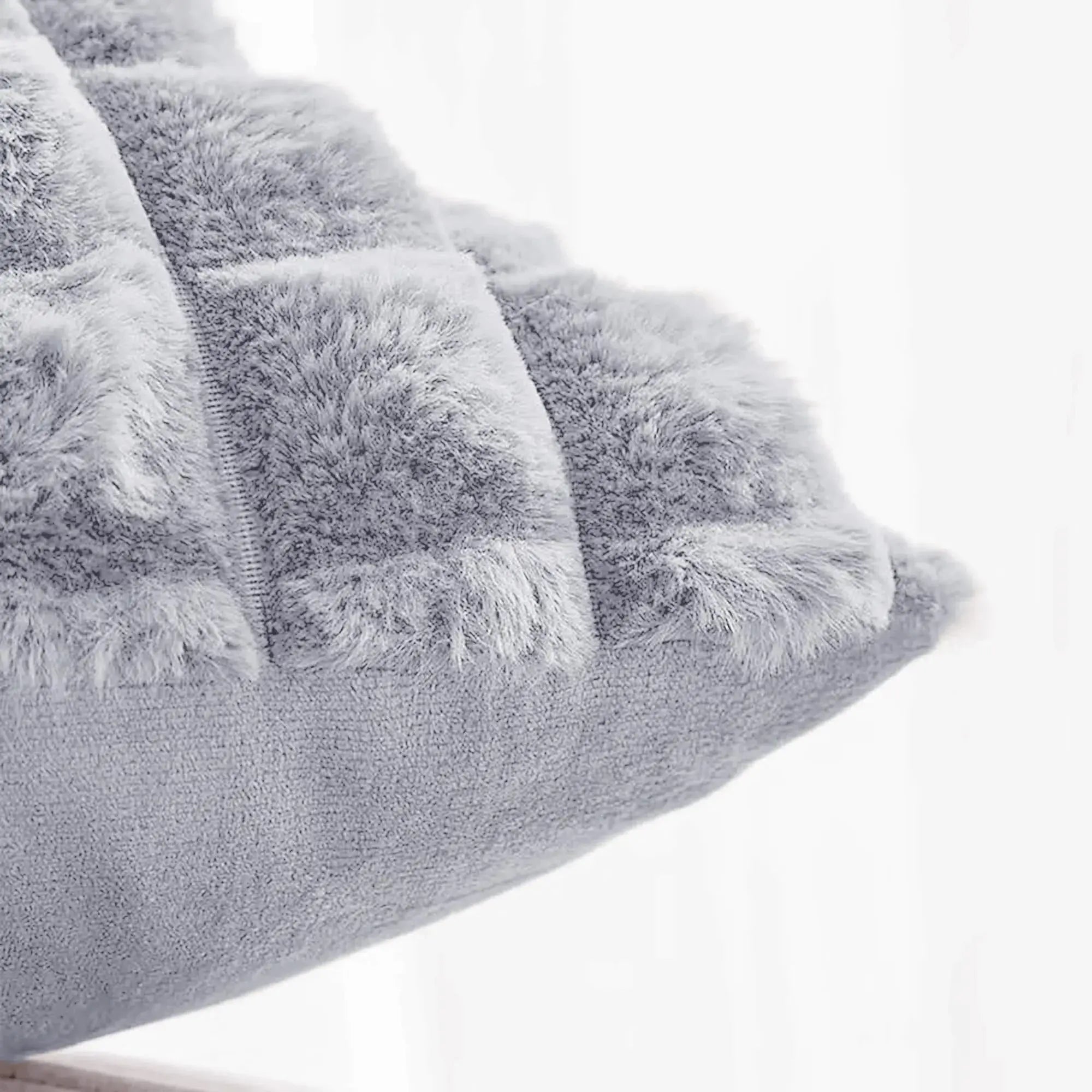 Goodinary® Faux Rabbit Fur Bubble Velvet Pillow Cover Goodinary