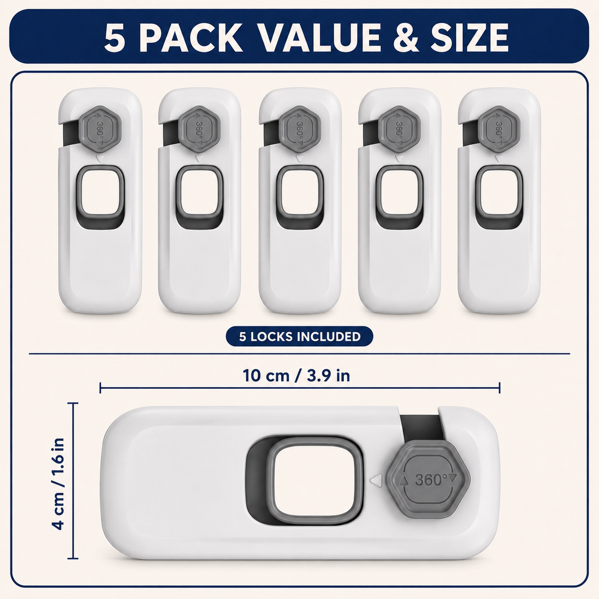 Goodinary® Child Proof Fridge Lock