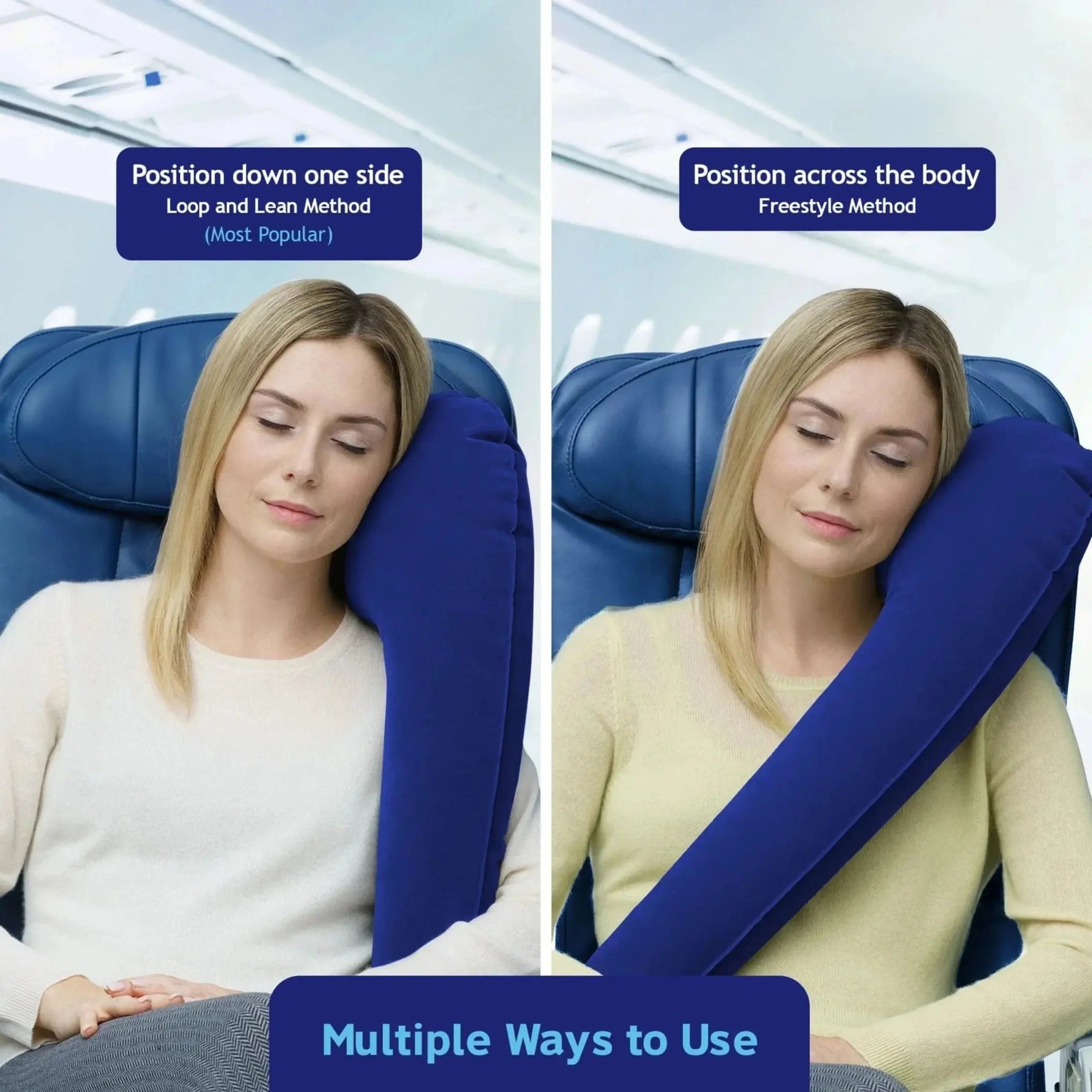 Goodinary® Foldable Travel Comfort Support Pillow Goodinary