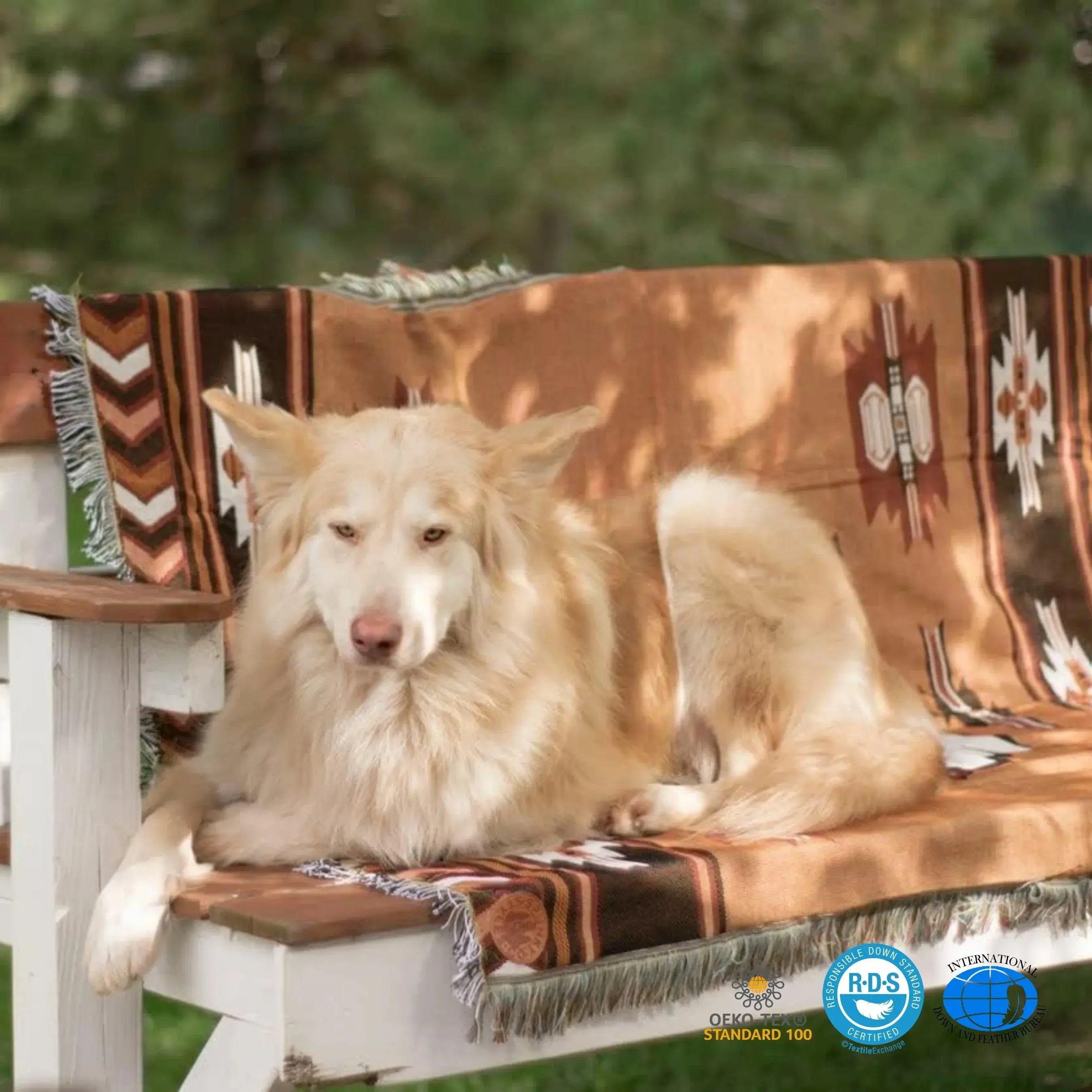 Goodinary® Brown Aztec Reversible Woven Throw Blanket Goodinary
