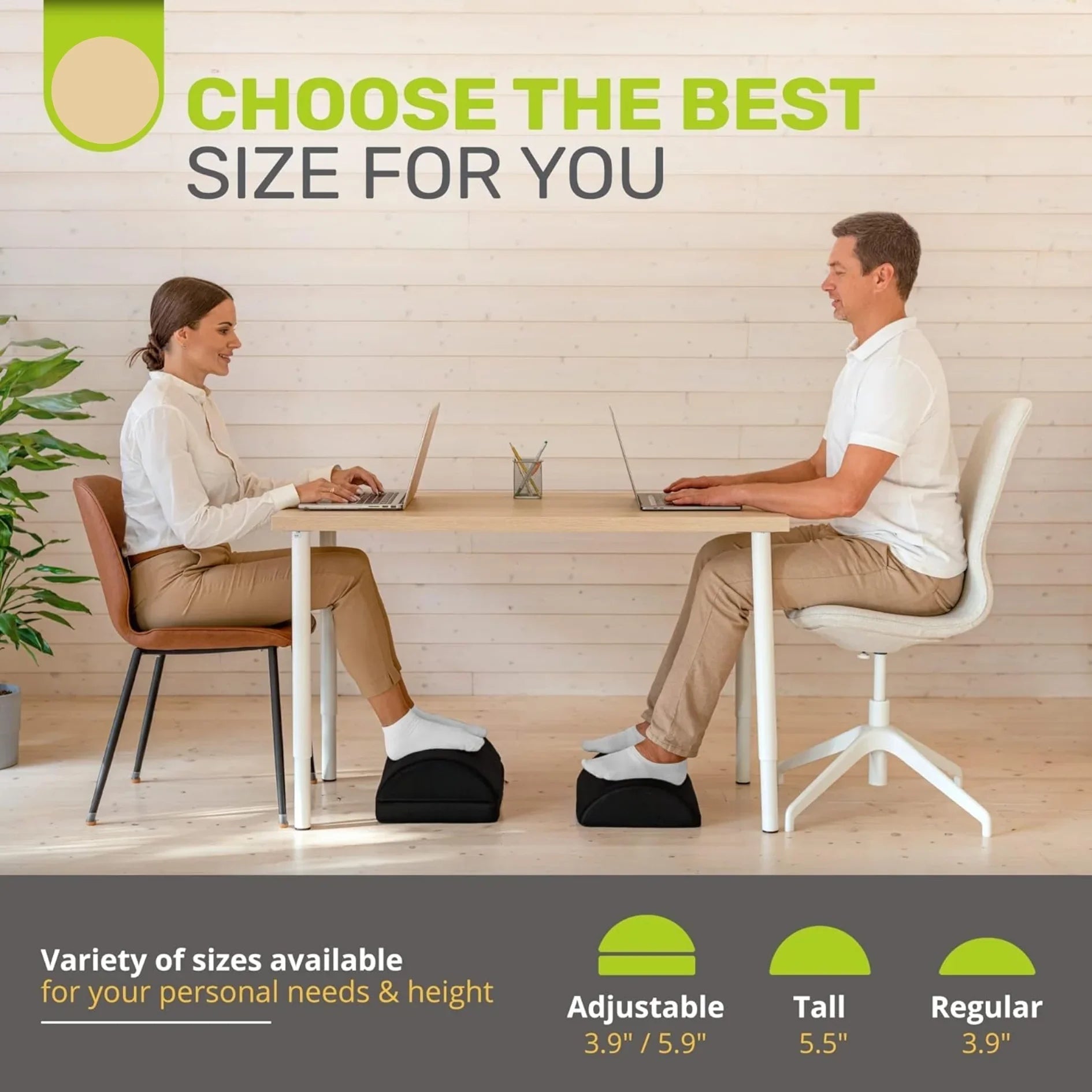 Slumblr® Adjustable Under-Desk Comfort Rest Cushion