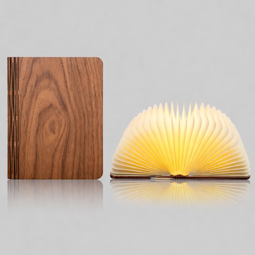 Office Object™ Wooden Book Lamp