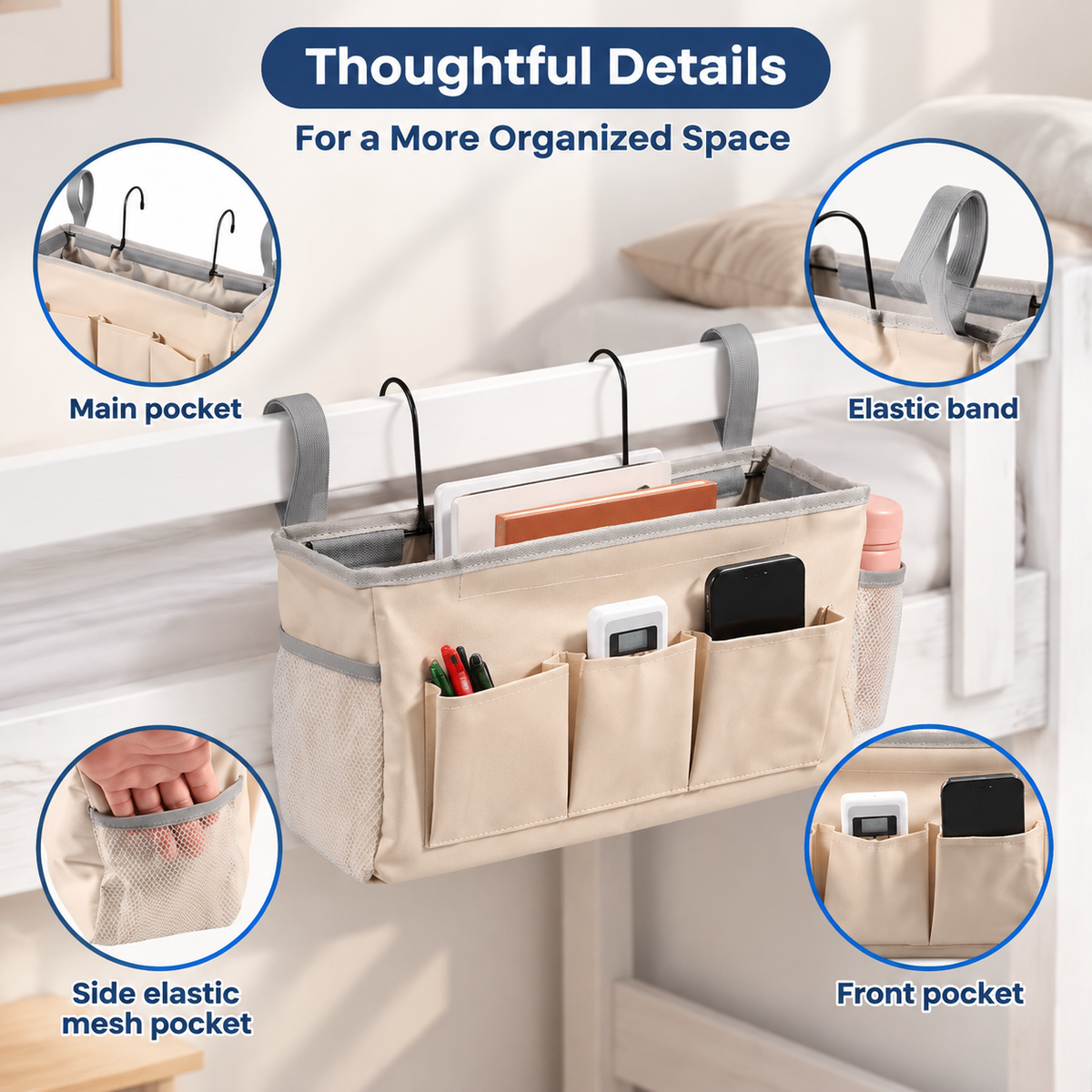 Goodinary® Bedside Caddy Organizer