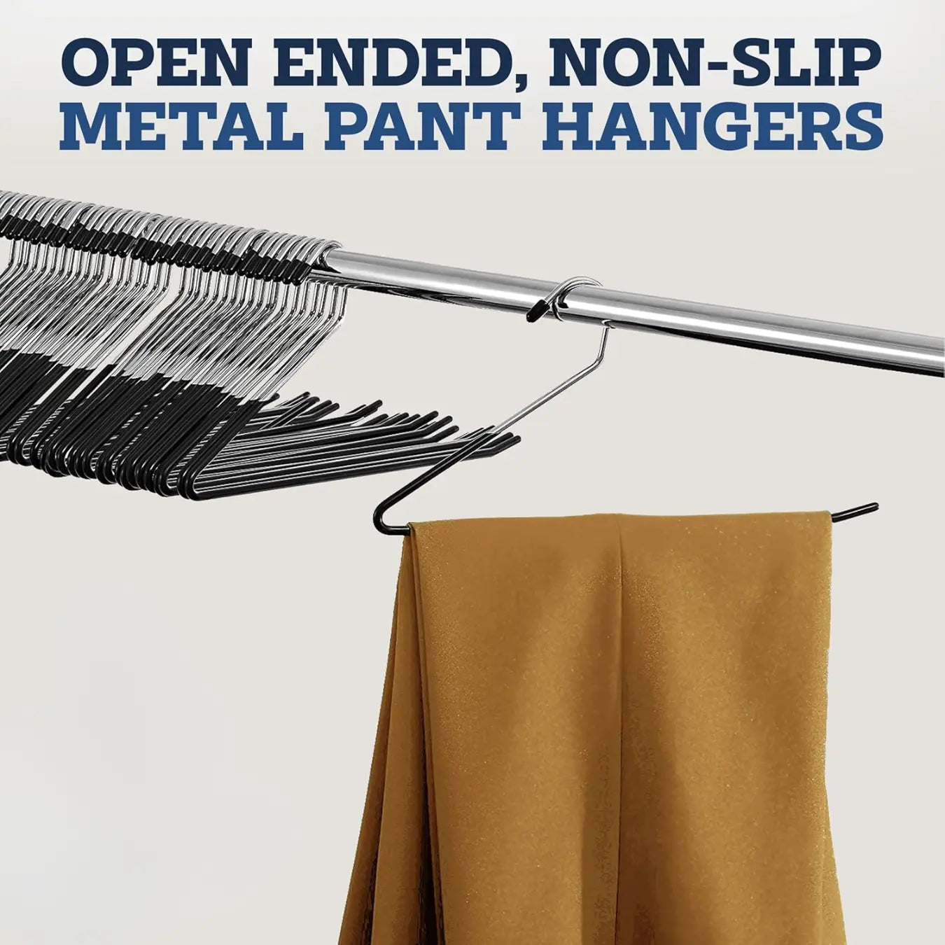 Goodinary® Z-Shaped Metal Hangers Non Slip Set (10pcs) Goodinary