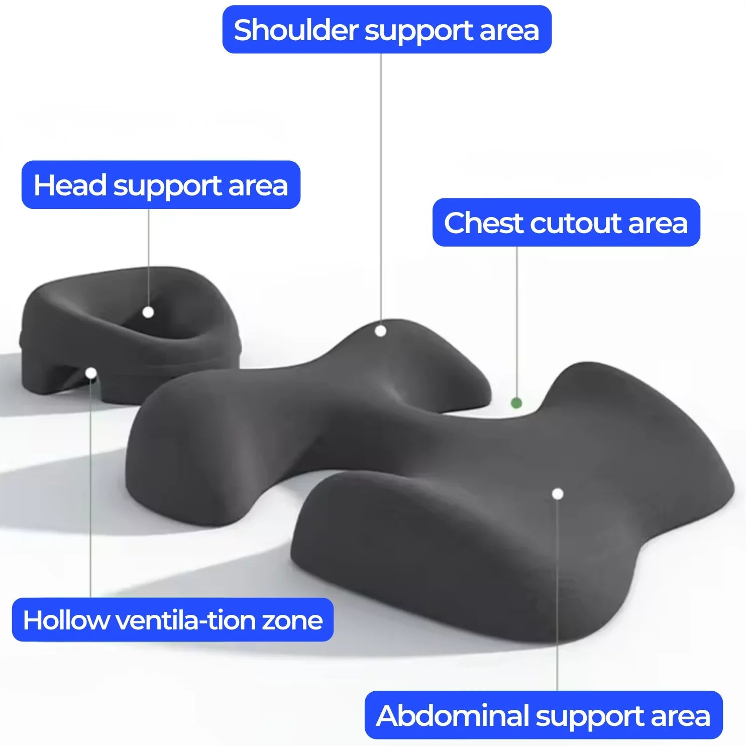 Goodinary® Massage Cradle Pillow Cushion Set