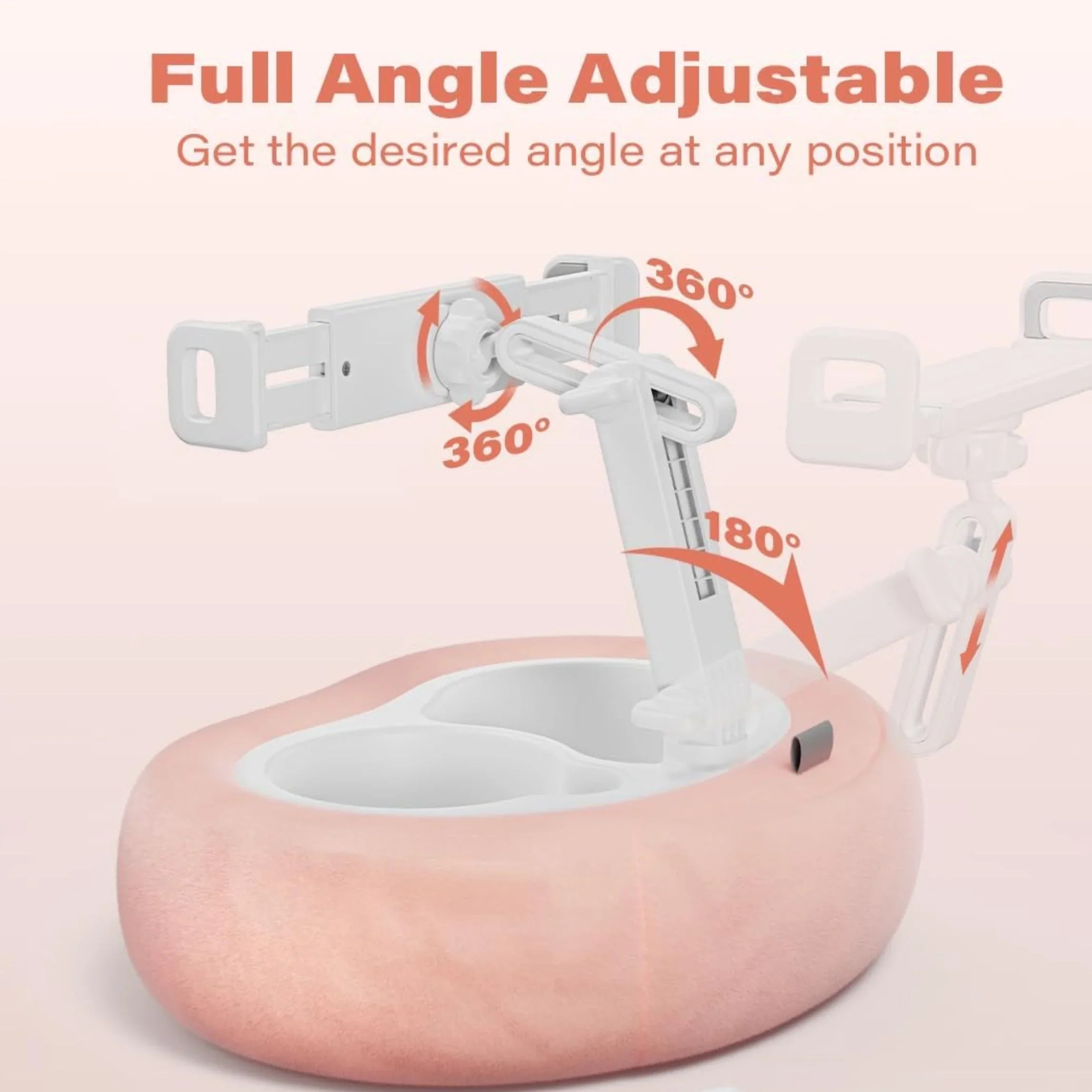 Goodinary® Tablet Pillow Stand Holder with Dual Trays