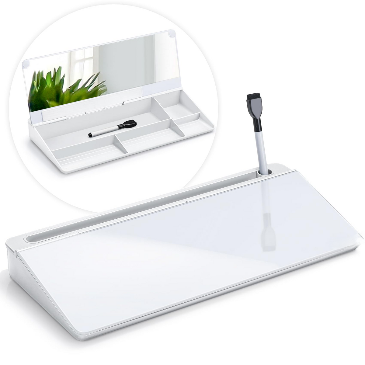 Office Object™ Glass Memo Desk Pad