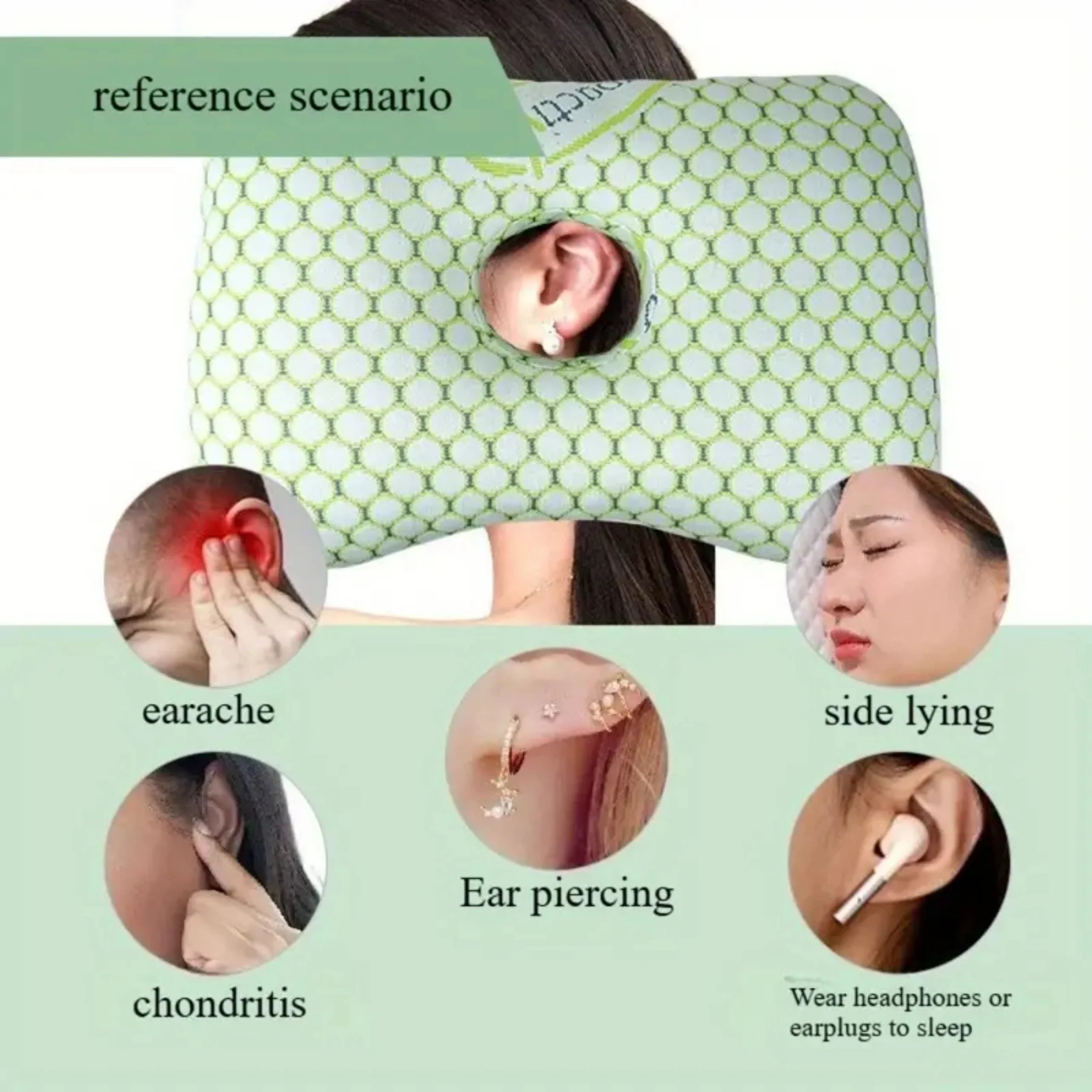 Slumblr® Ear Piercing O-Shaped Pillow