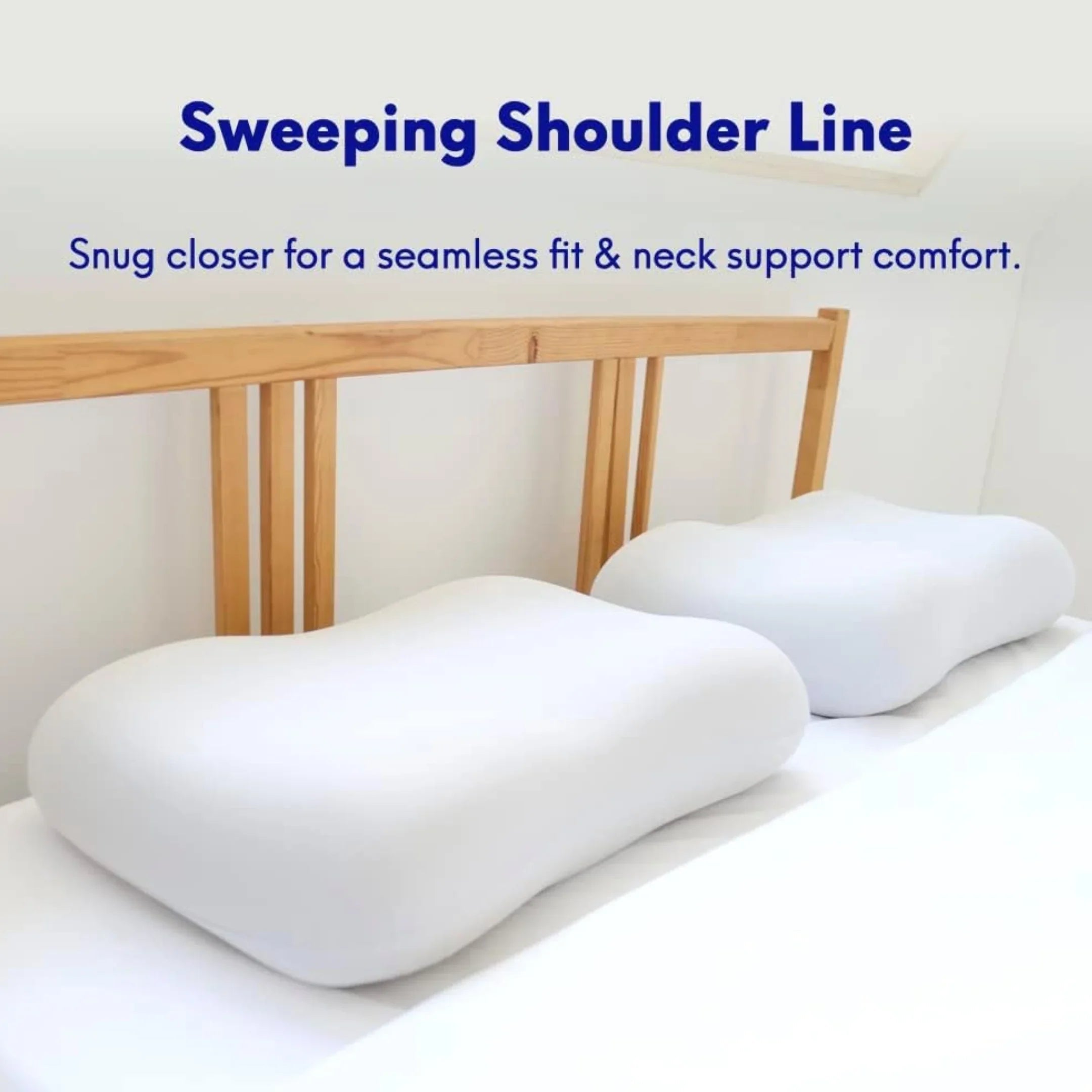 Goodinary® Ergonomic Contour Memory Foam Pillow