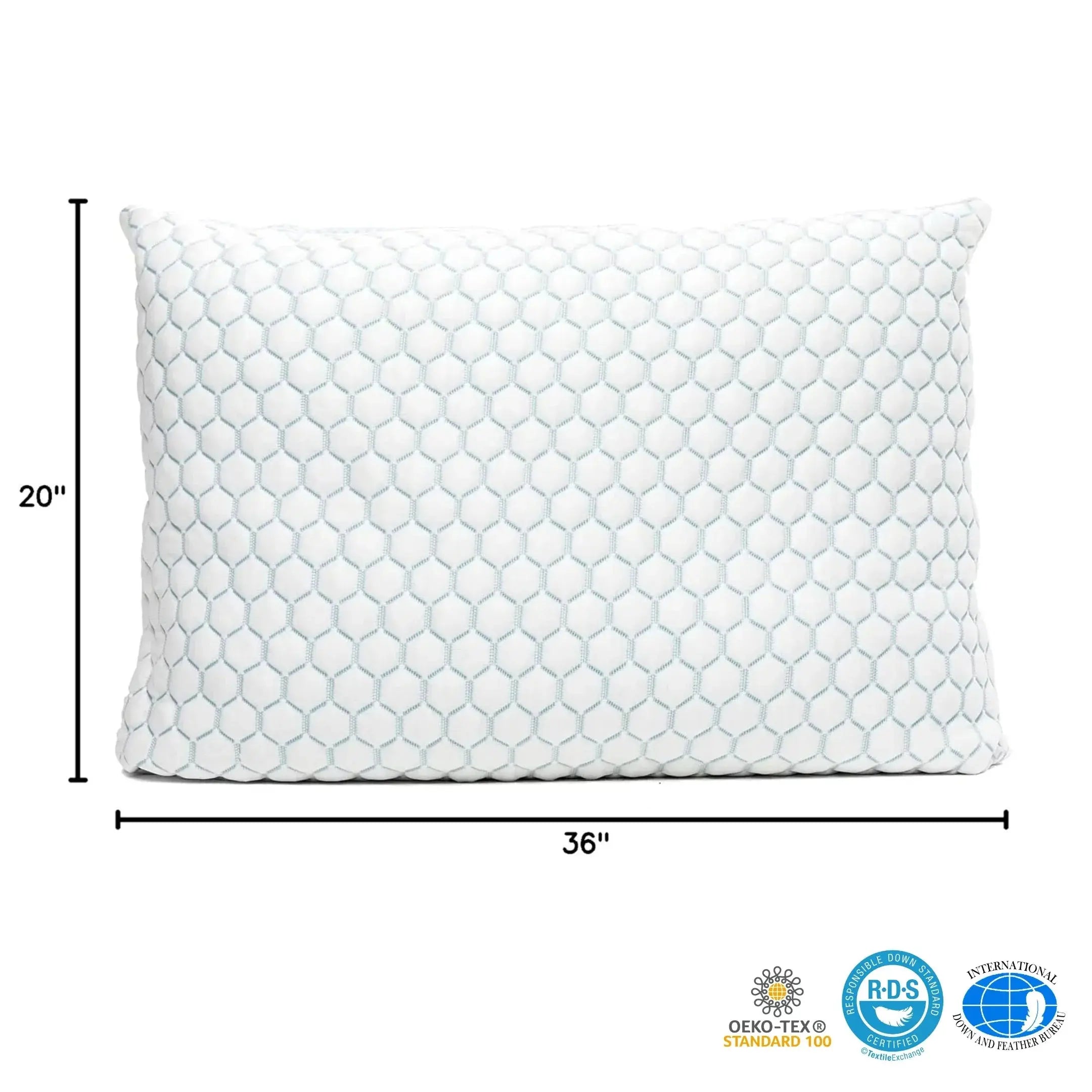 Goodinary® Cooling Shredded Memory Foam Pillow Goodinary