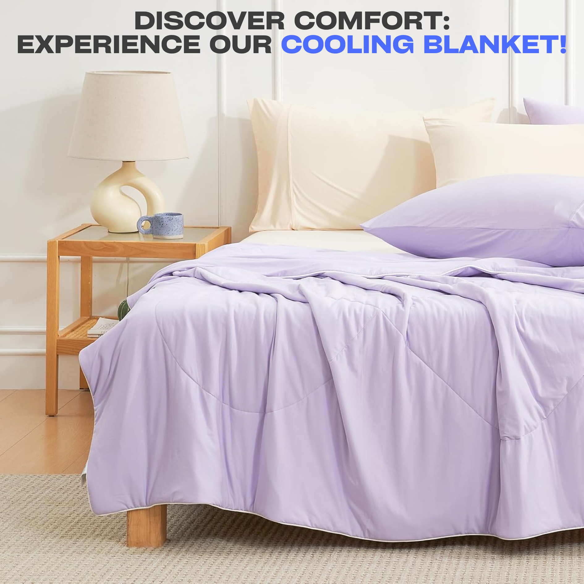 Goodinary® Dual Sided Silky Cooling Comforter