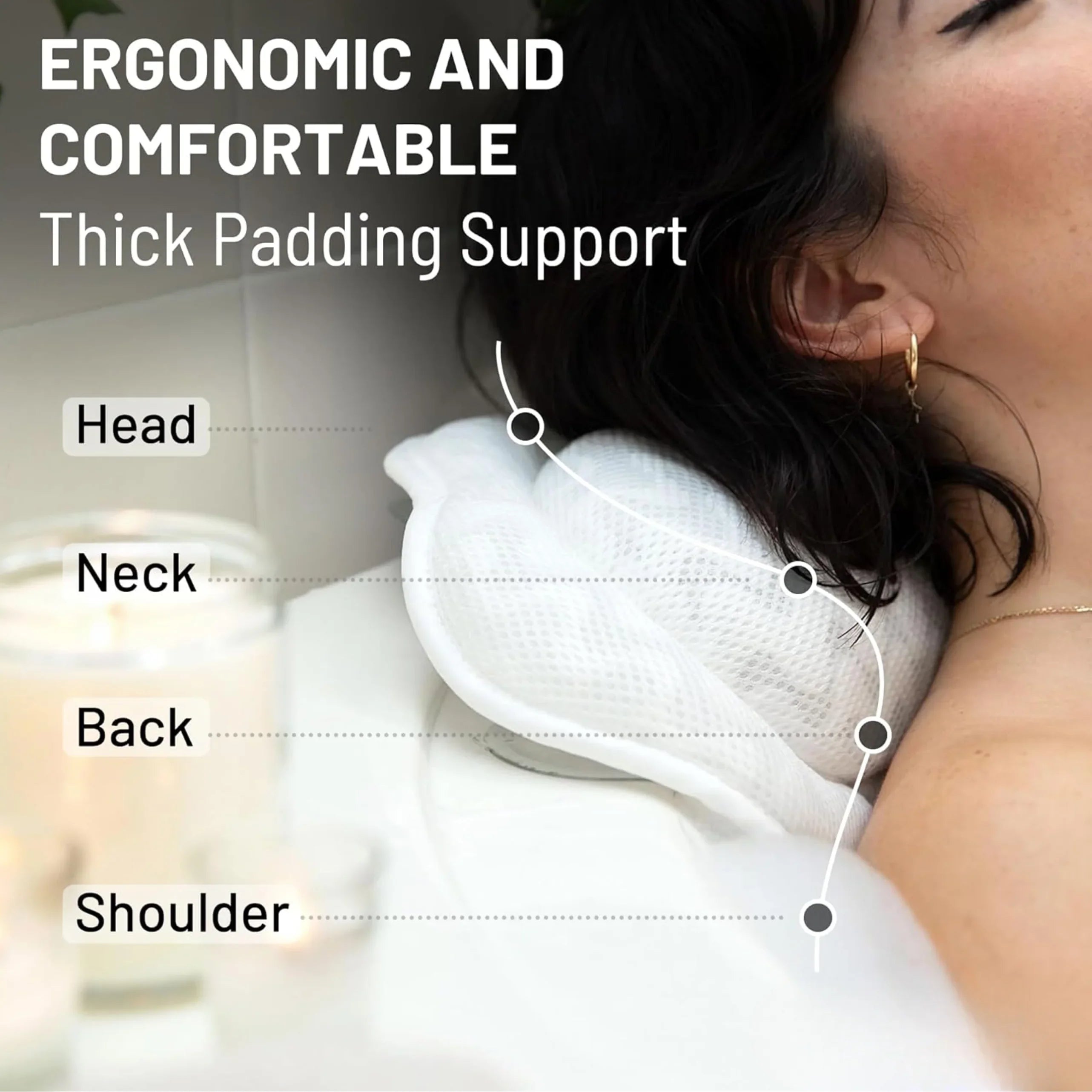 Slumblr® Wave Pattern Bath Pillow