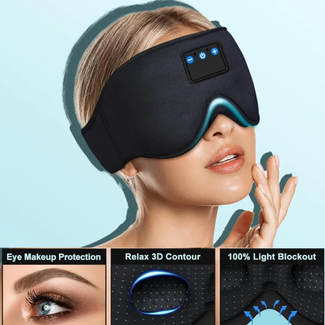 Goodinary® Bluetooth Sleep Mask with Wireless Headphones